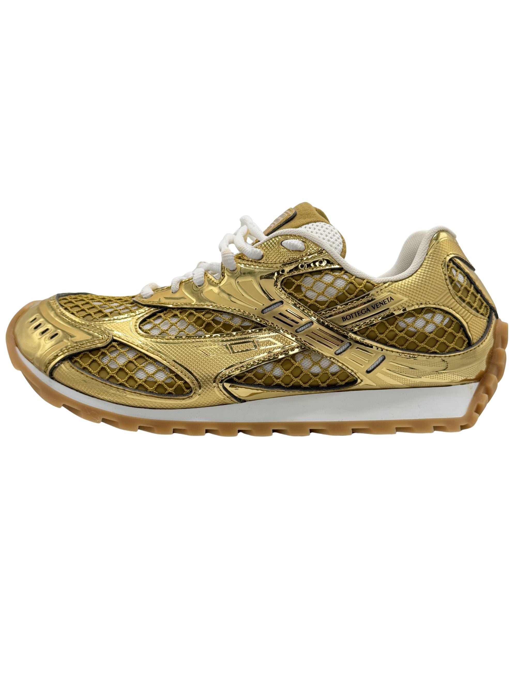 Bottega Veneta Orbit Trainers - Gold Bottega Veneta