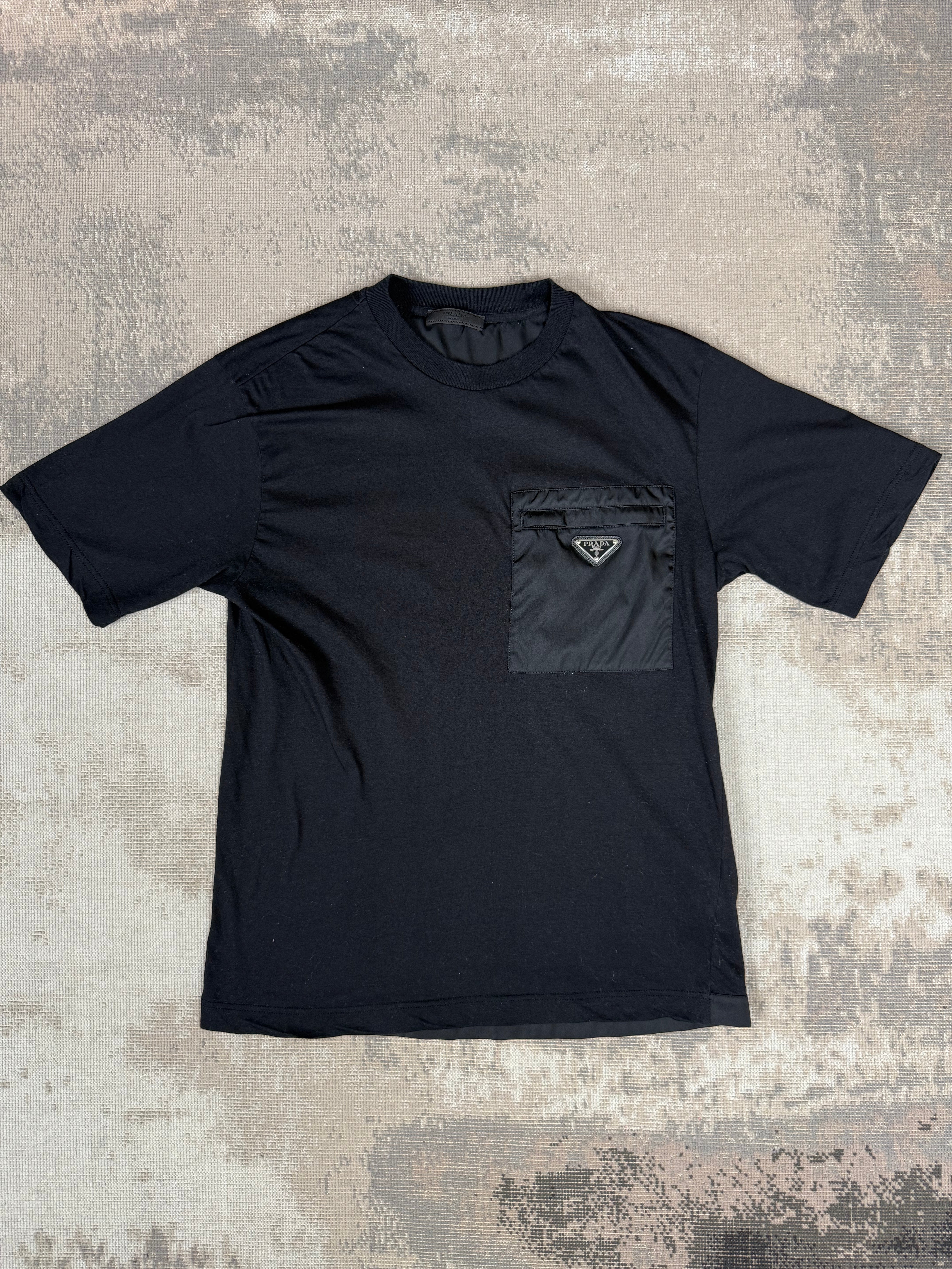 Prada Milano Re-Nylon T-Shirt - Black Prada