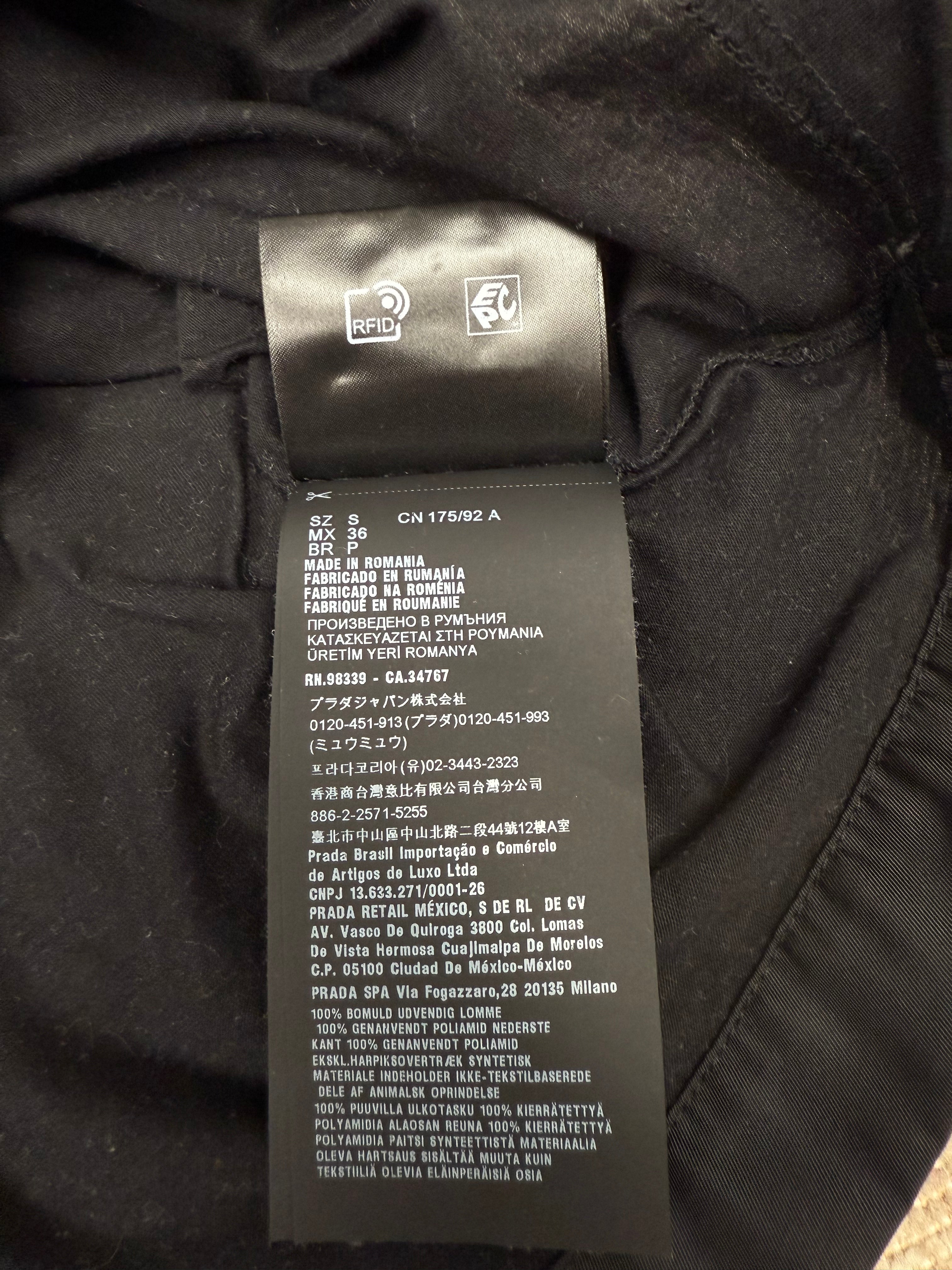 Prada Milano Re-Nylon T-Shirt - Black Prada