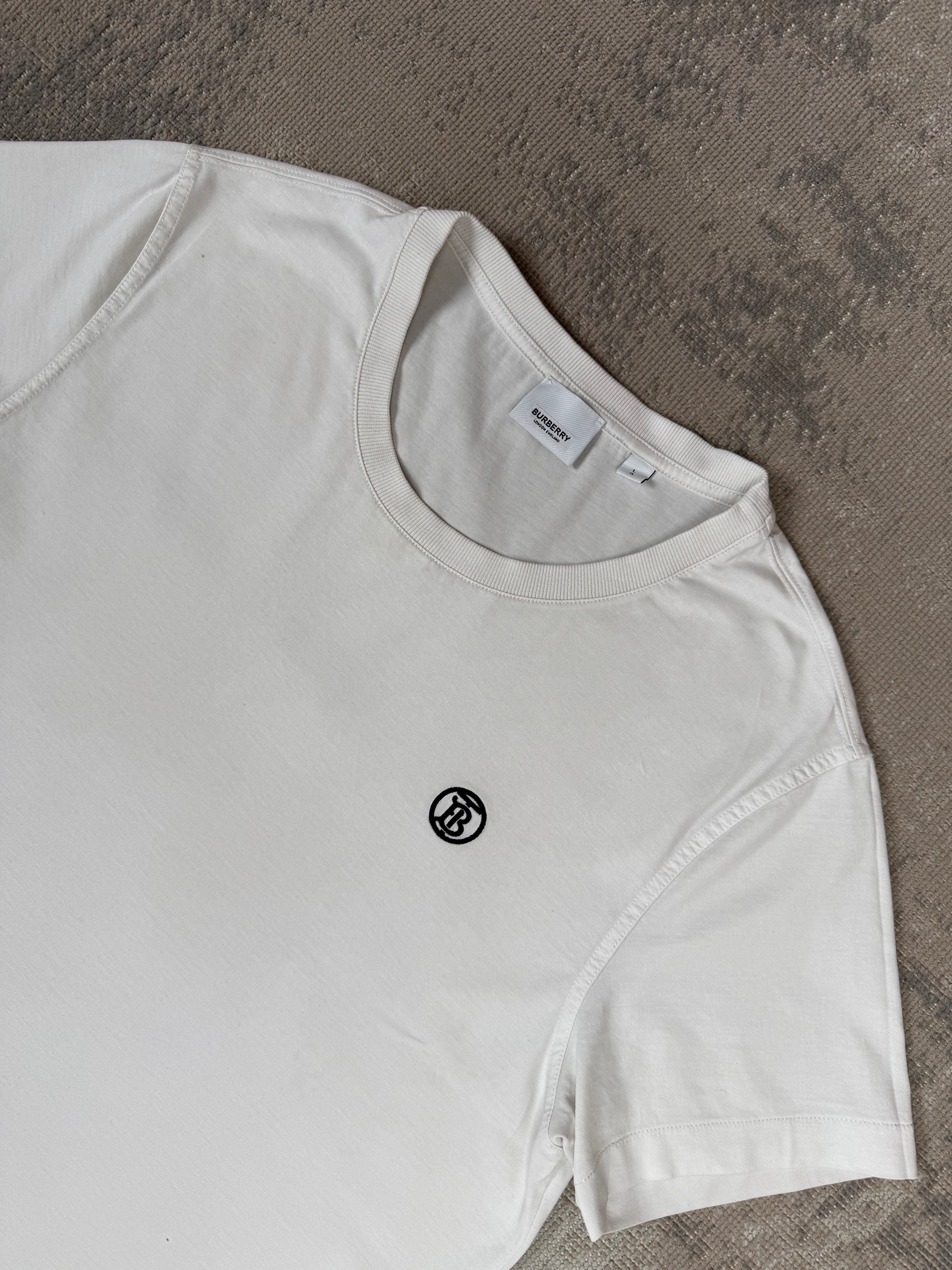 Burberry Logo T-Shirt - White Burberry