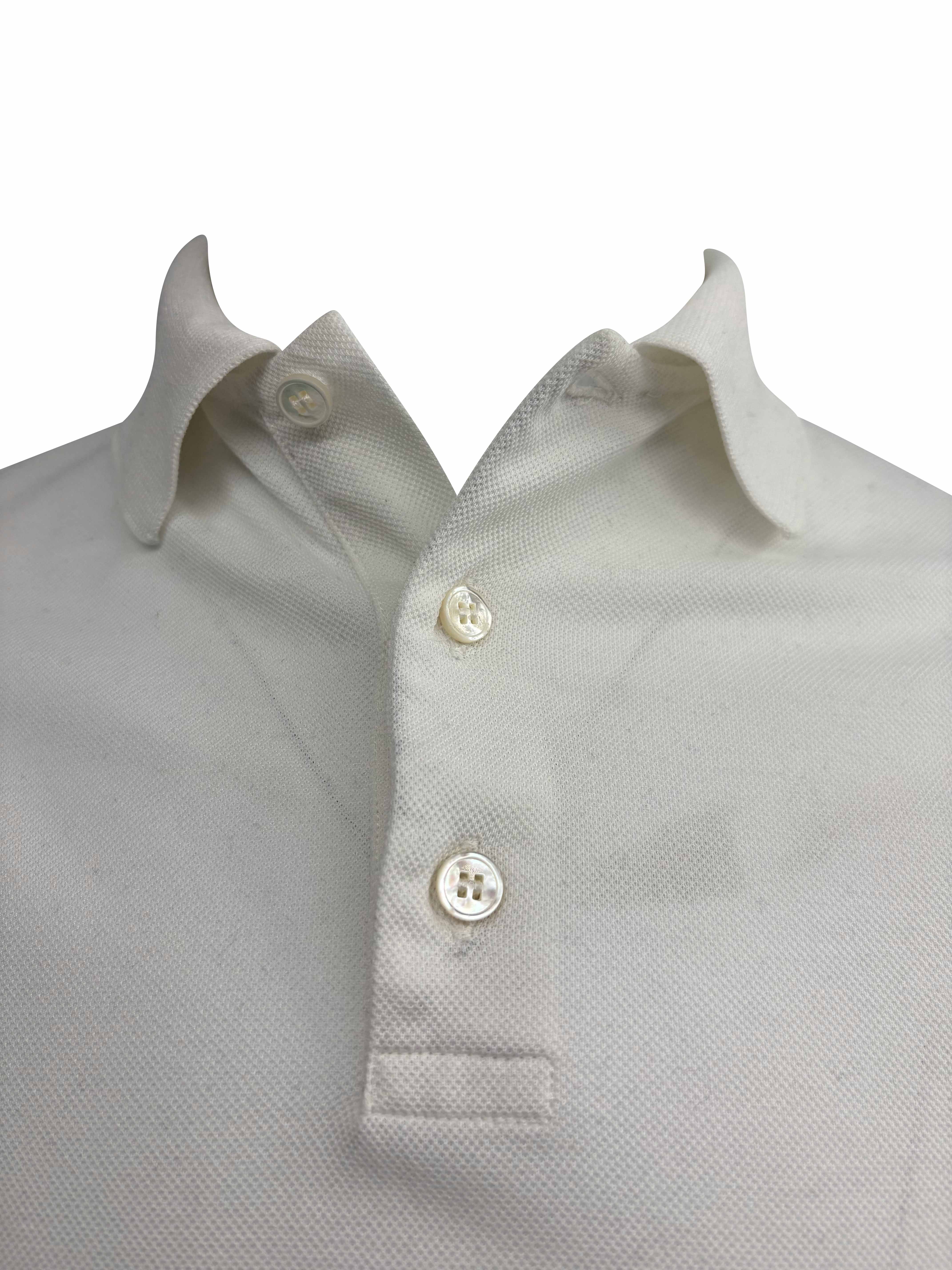 Louis Vuitton Embroidered Mini Logo Polo - White Louis Vuitton