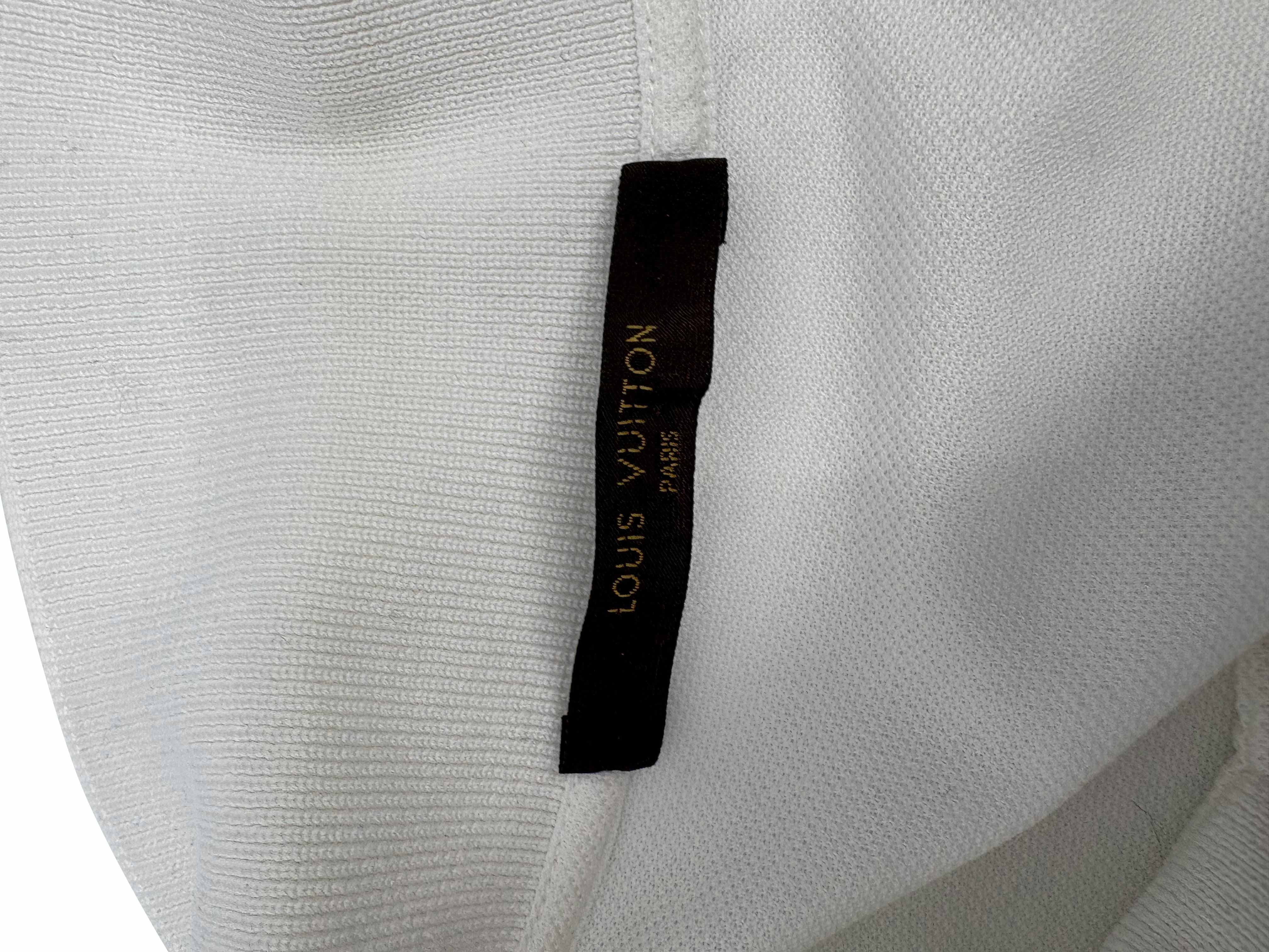 Louis Vuitton Embroidered Mini Logo Polo - White Louis Vuitton