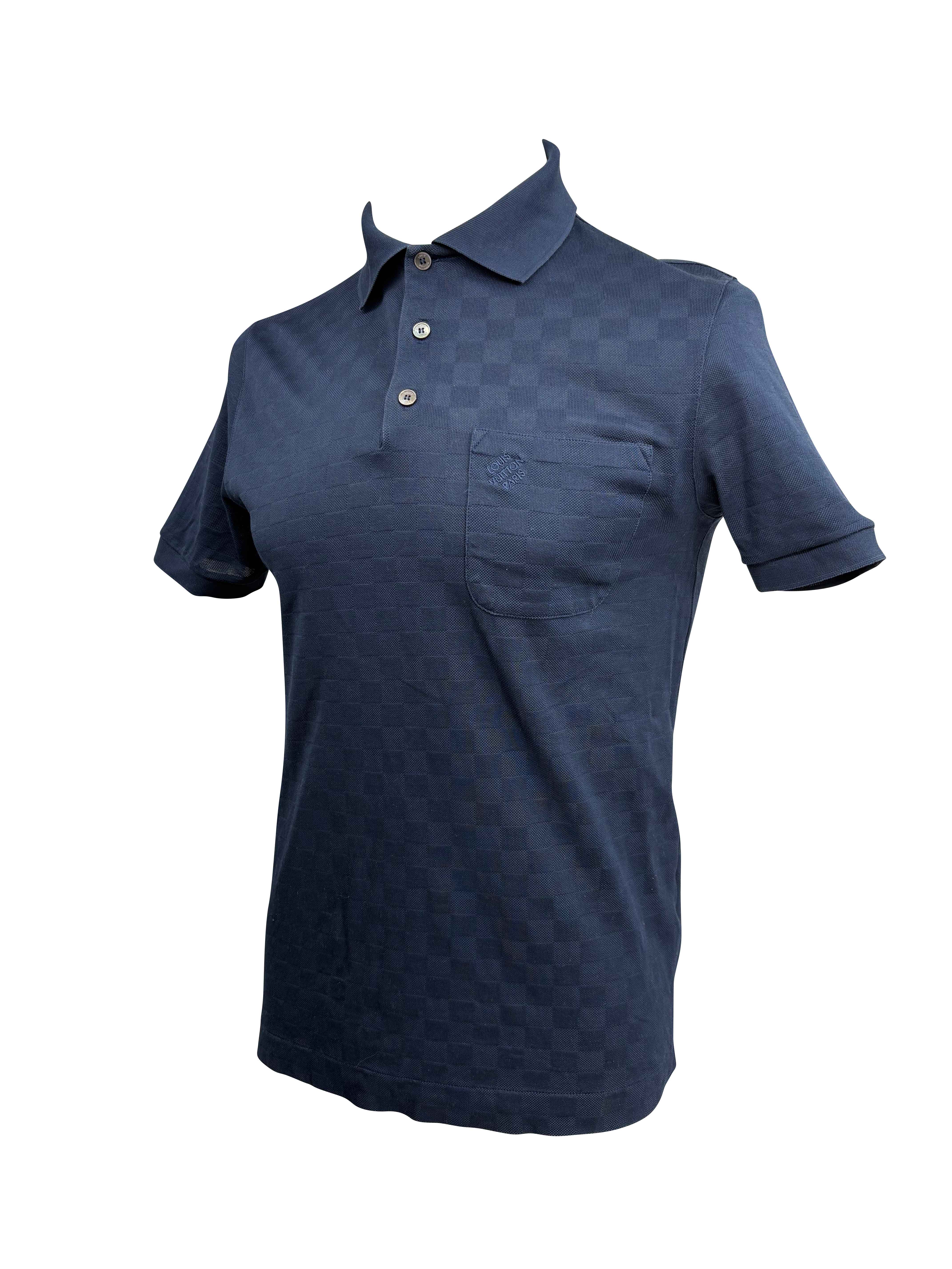 Louis Vuitton Damier Pique Polo - navy Louis Vuitton