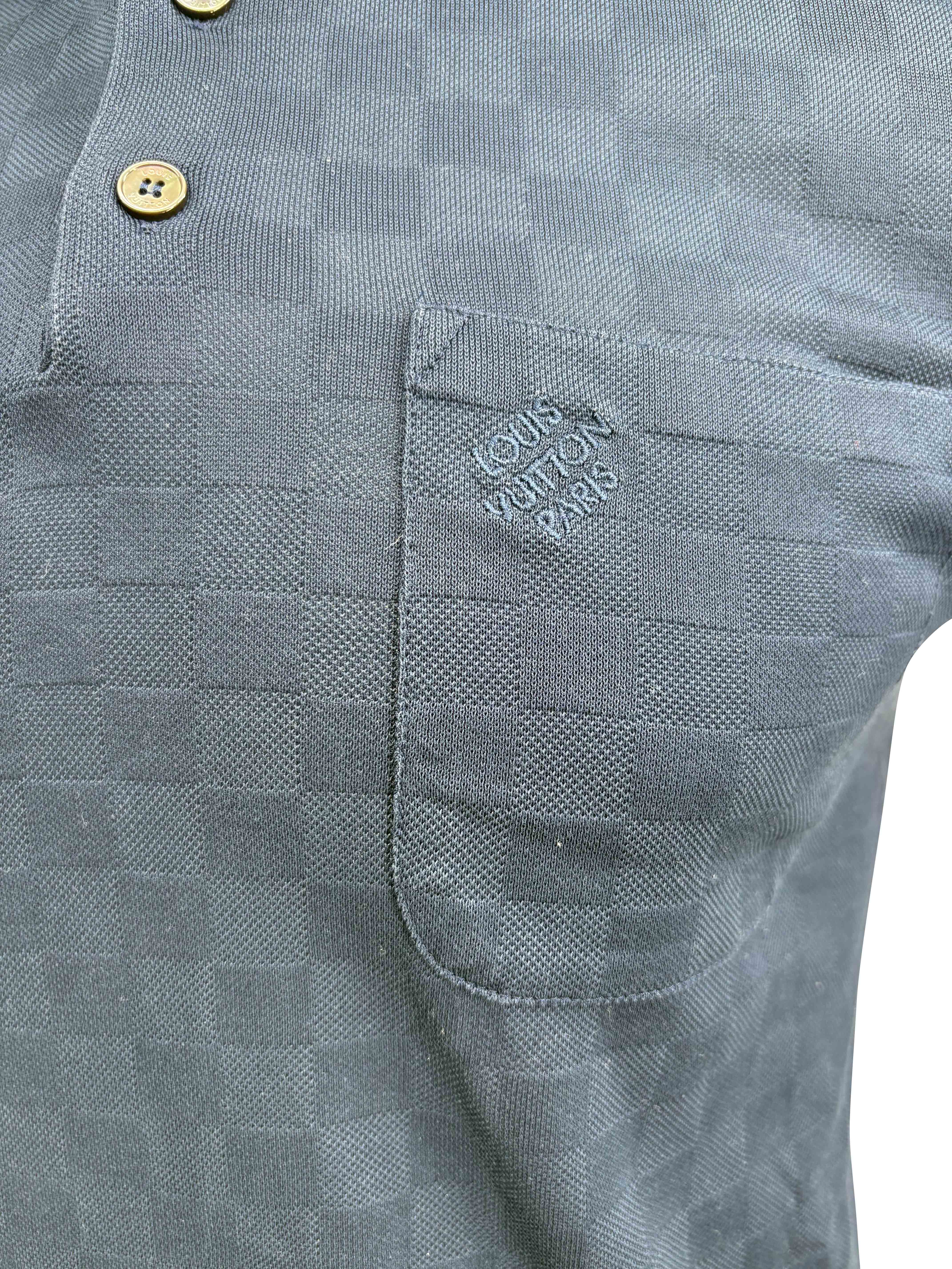 Louis Vuitton Damier Pique Polo - navy Louis Vuitton