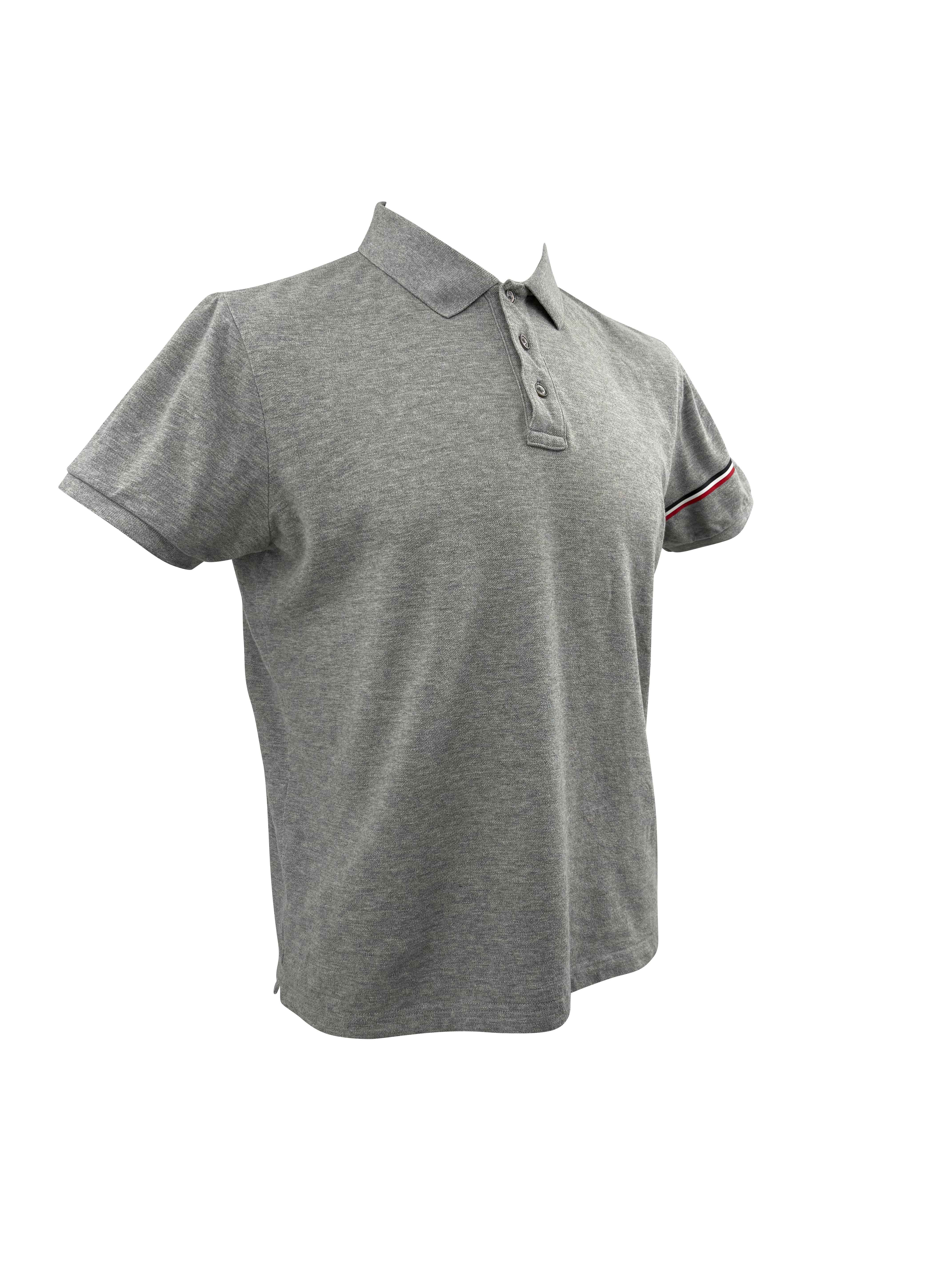 Moncler Maglia Logo Polo - Grey Moncler