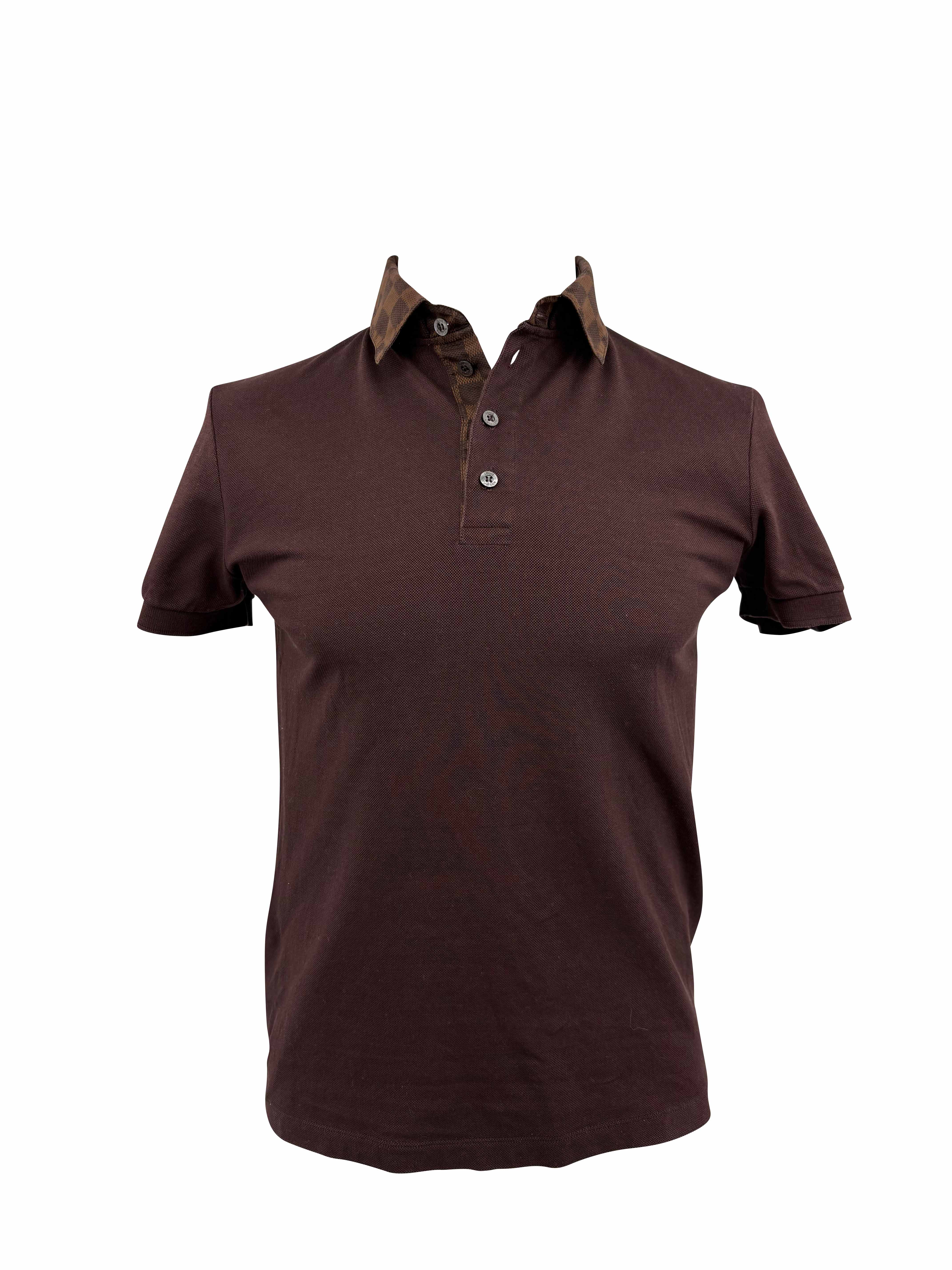 Louis Vuitton Damier Collar Polo - Ebene Louis Vuitton