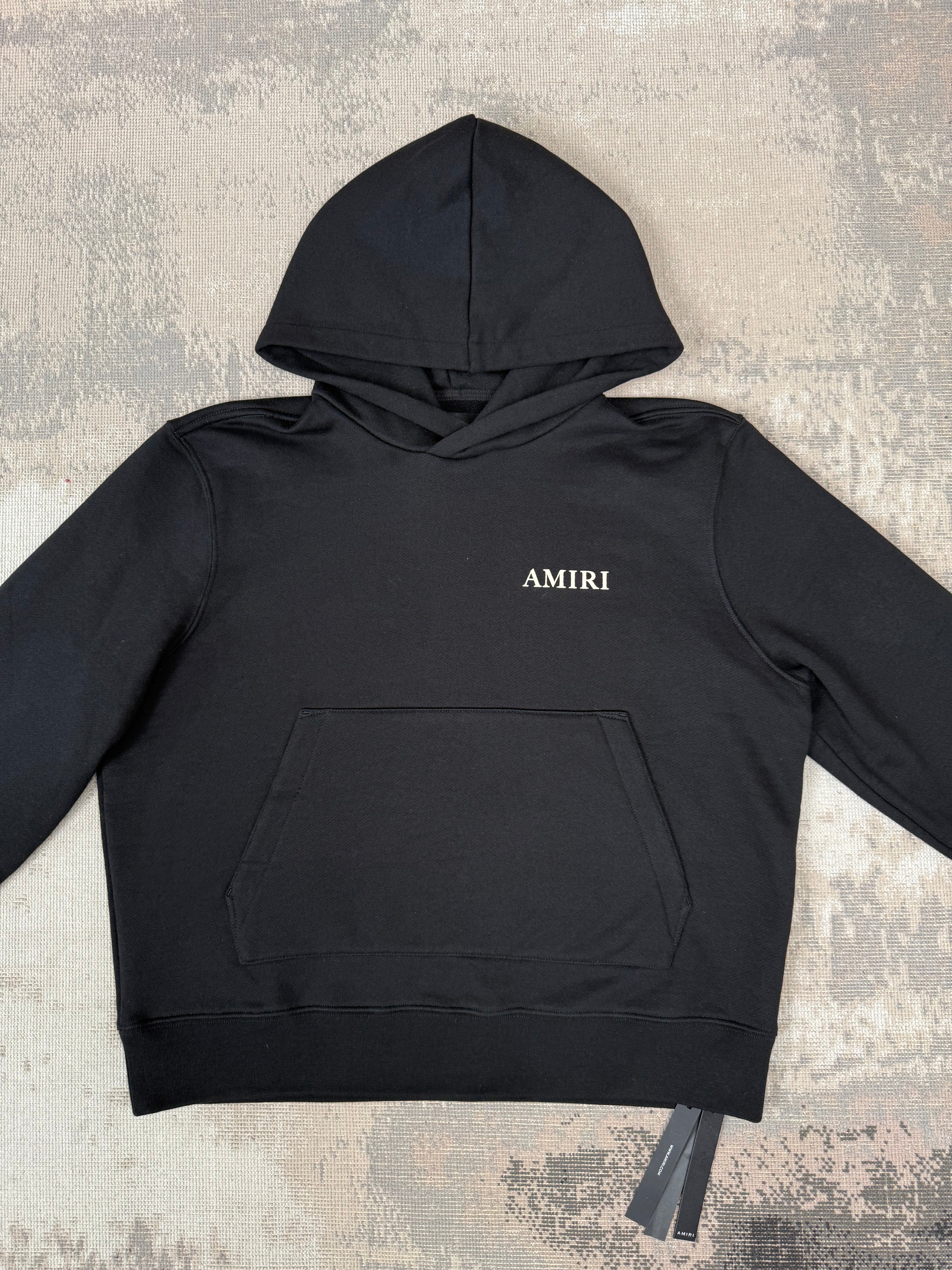 Amiri Logo Hoodie - Black (Unused) Amiri