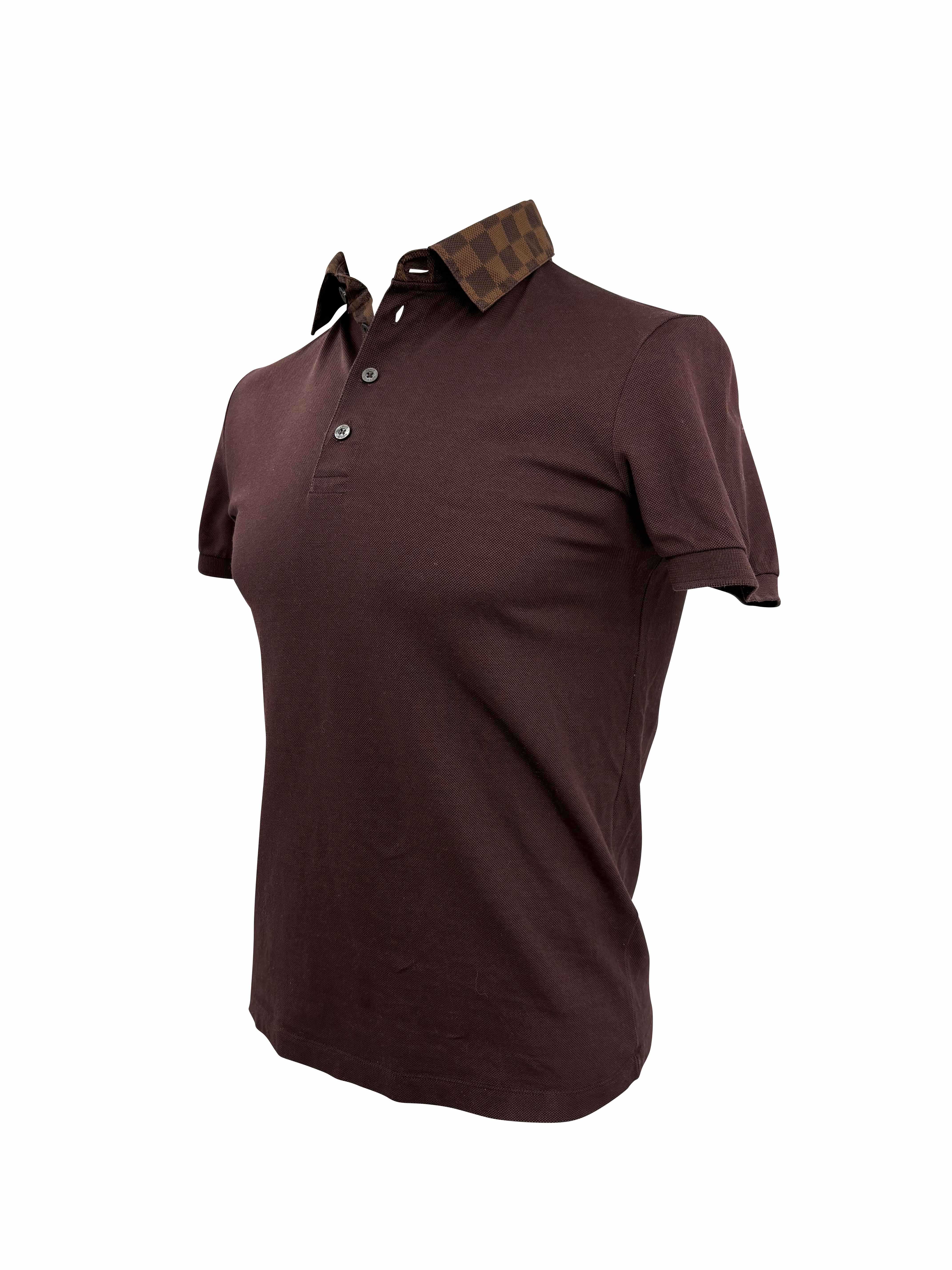 Louis Vuitton Damier Collar Polo - Ebene Louis Vuitton