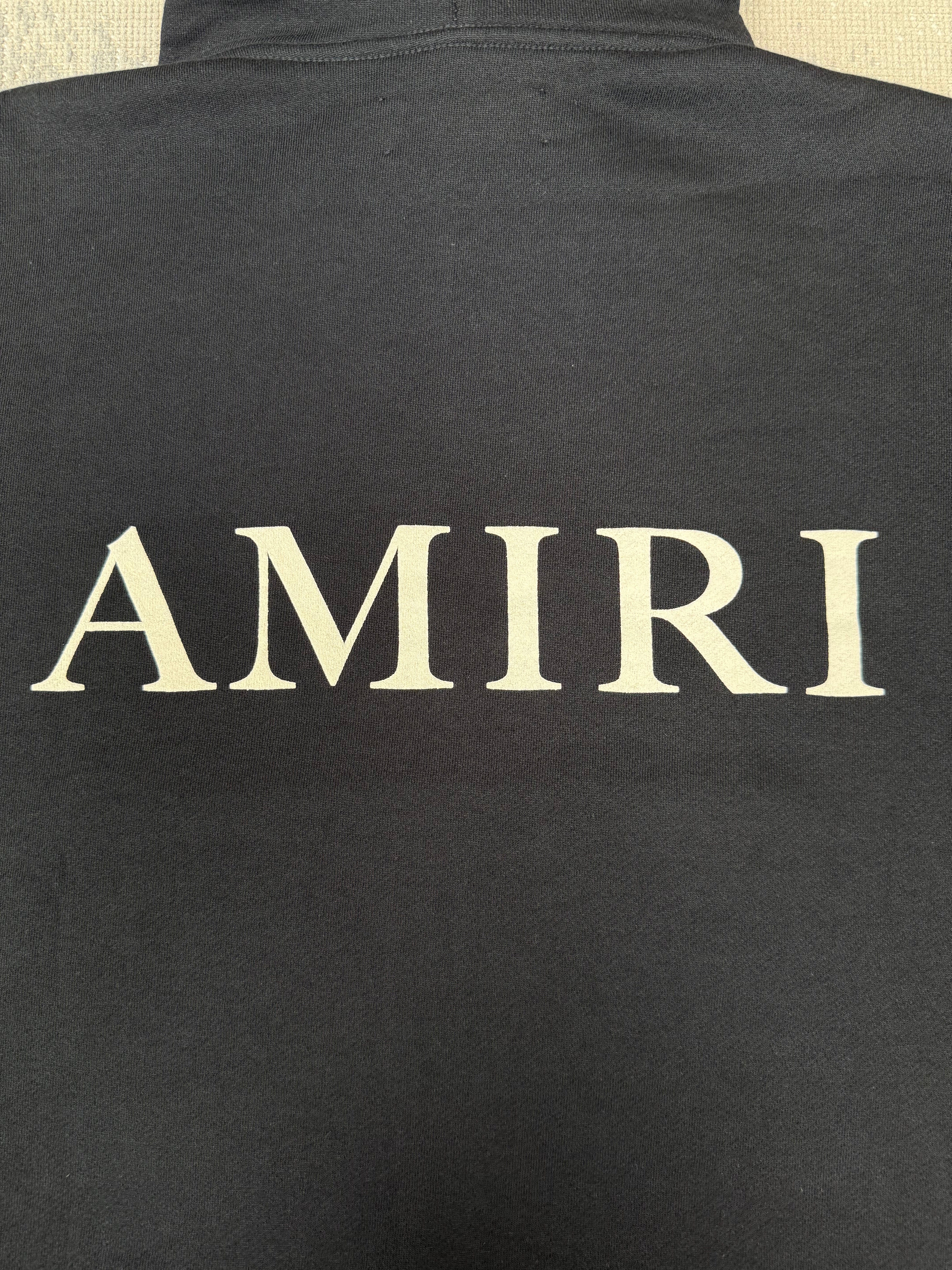 Amiri Logo Hoodie - Black (Unused) Amiri