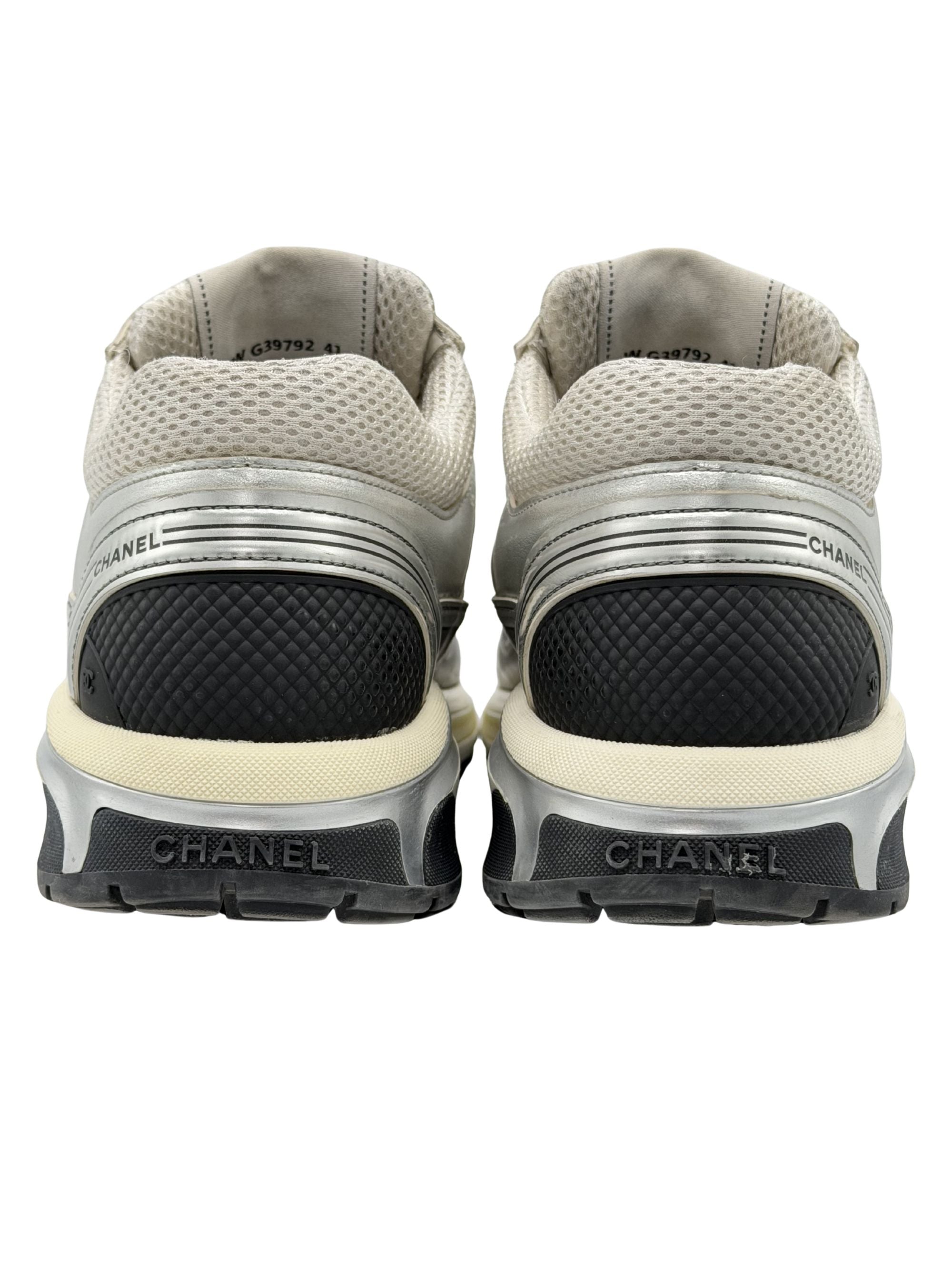 Chanel CC Runner Trainers - Silver Chanel