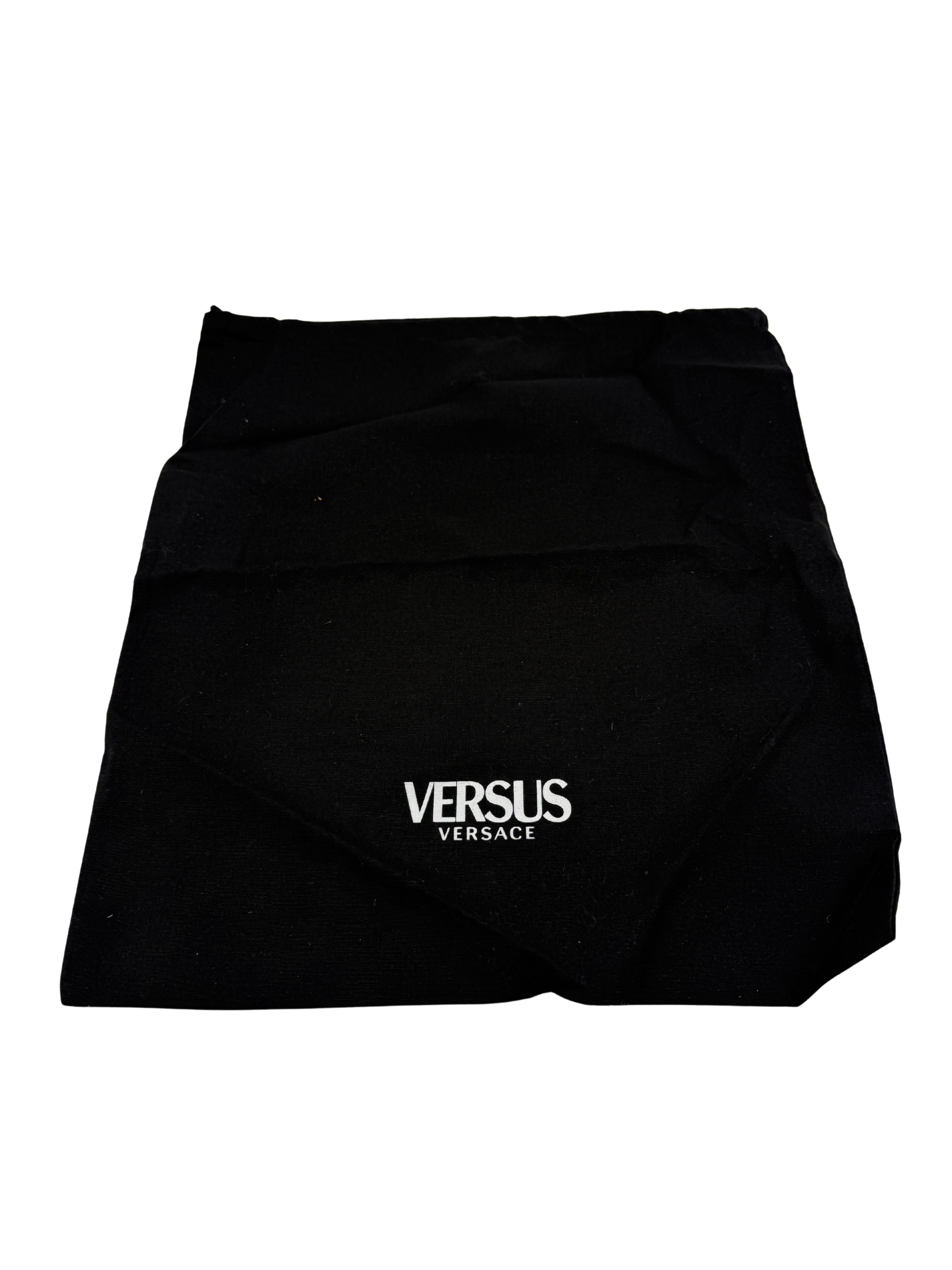 Versace Versus Leather Slip-on Trainer - Black