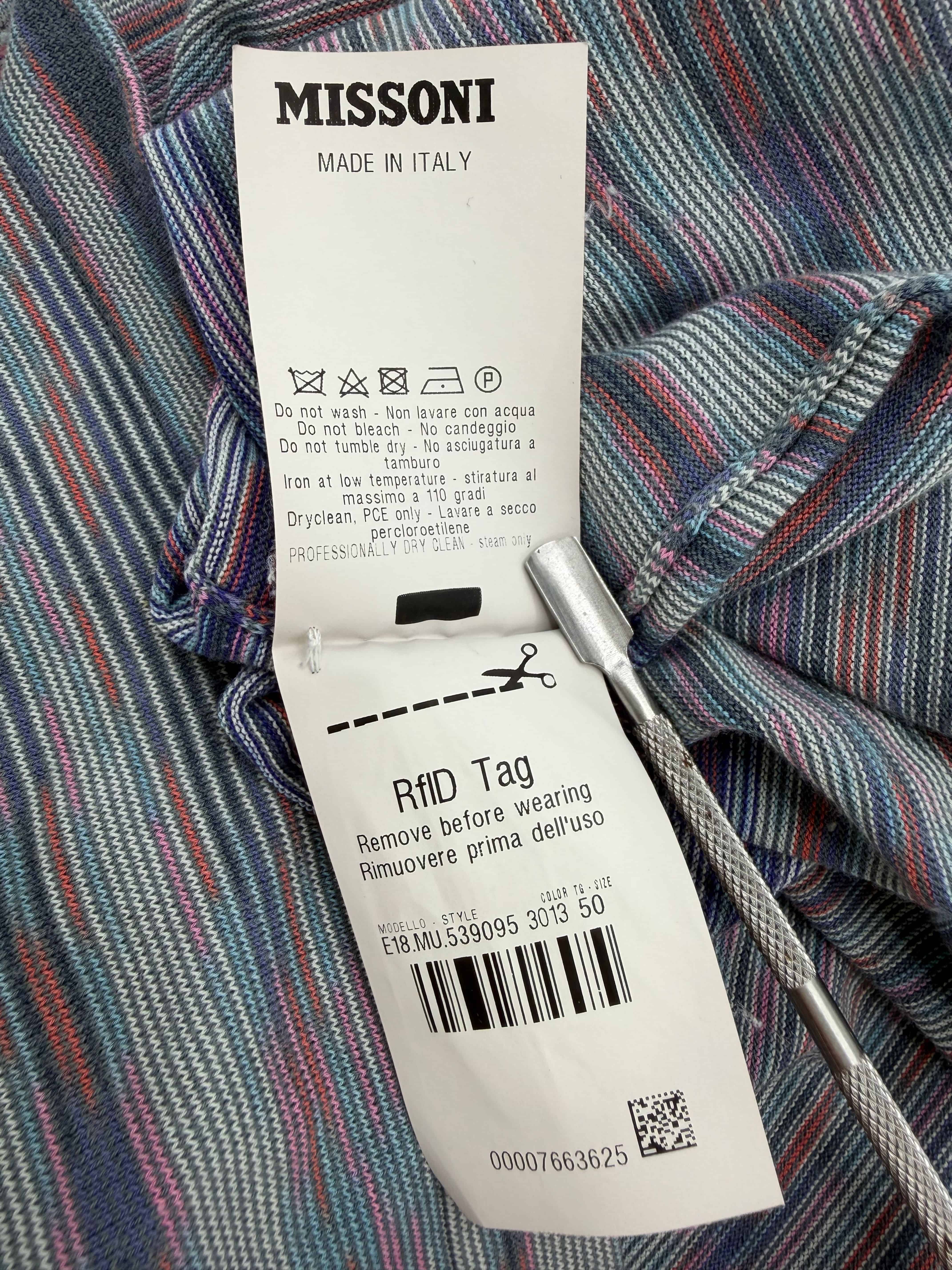 Missoni Stripe T-Shirt - Blue Missoni