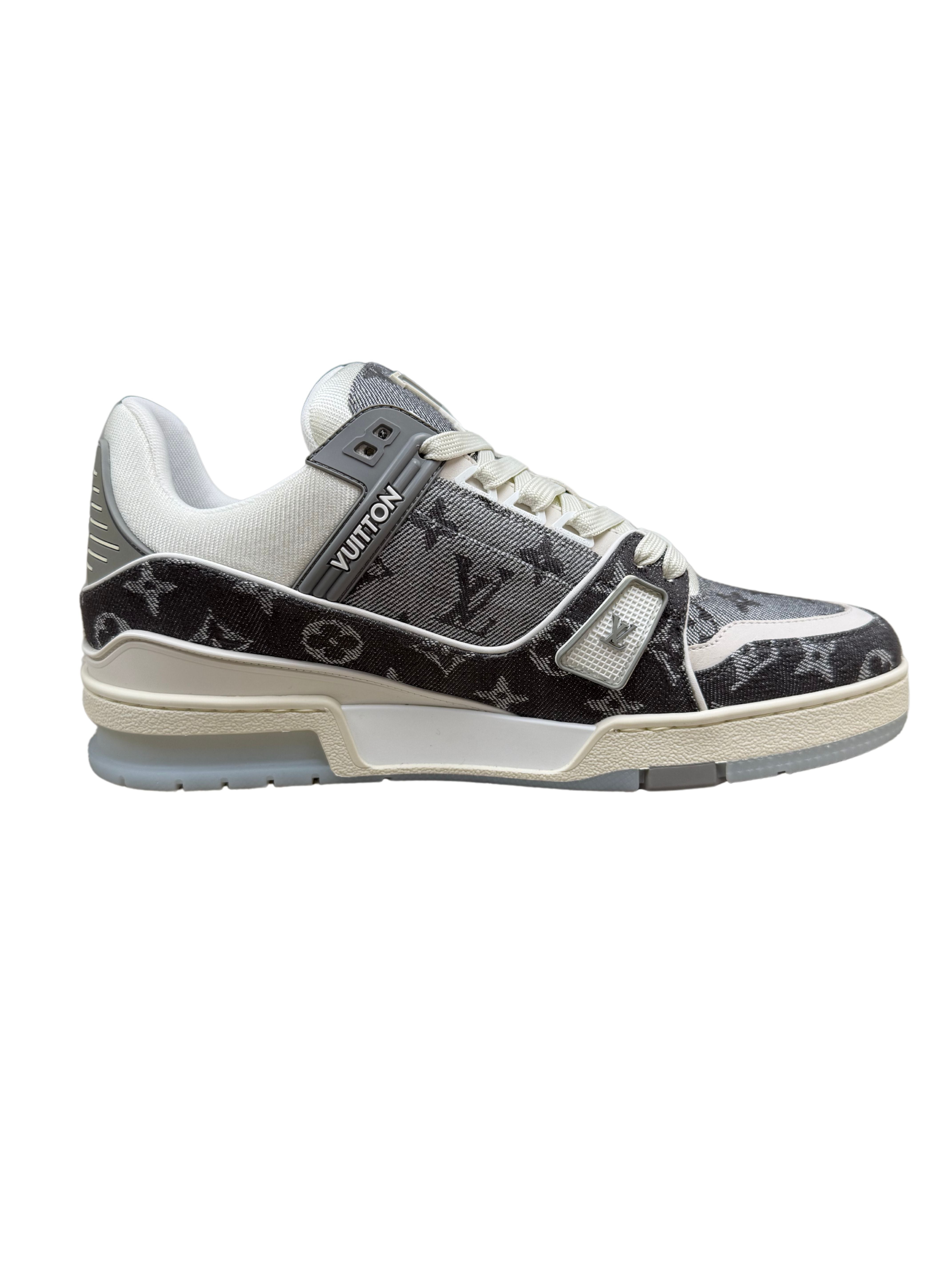 Louis Vuitton LV Trainer Denim - Grey (Unused)