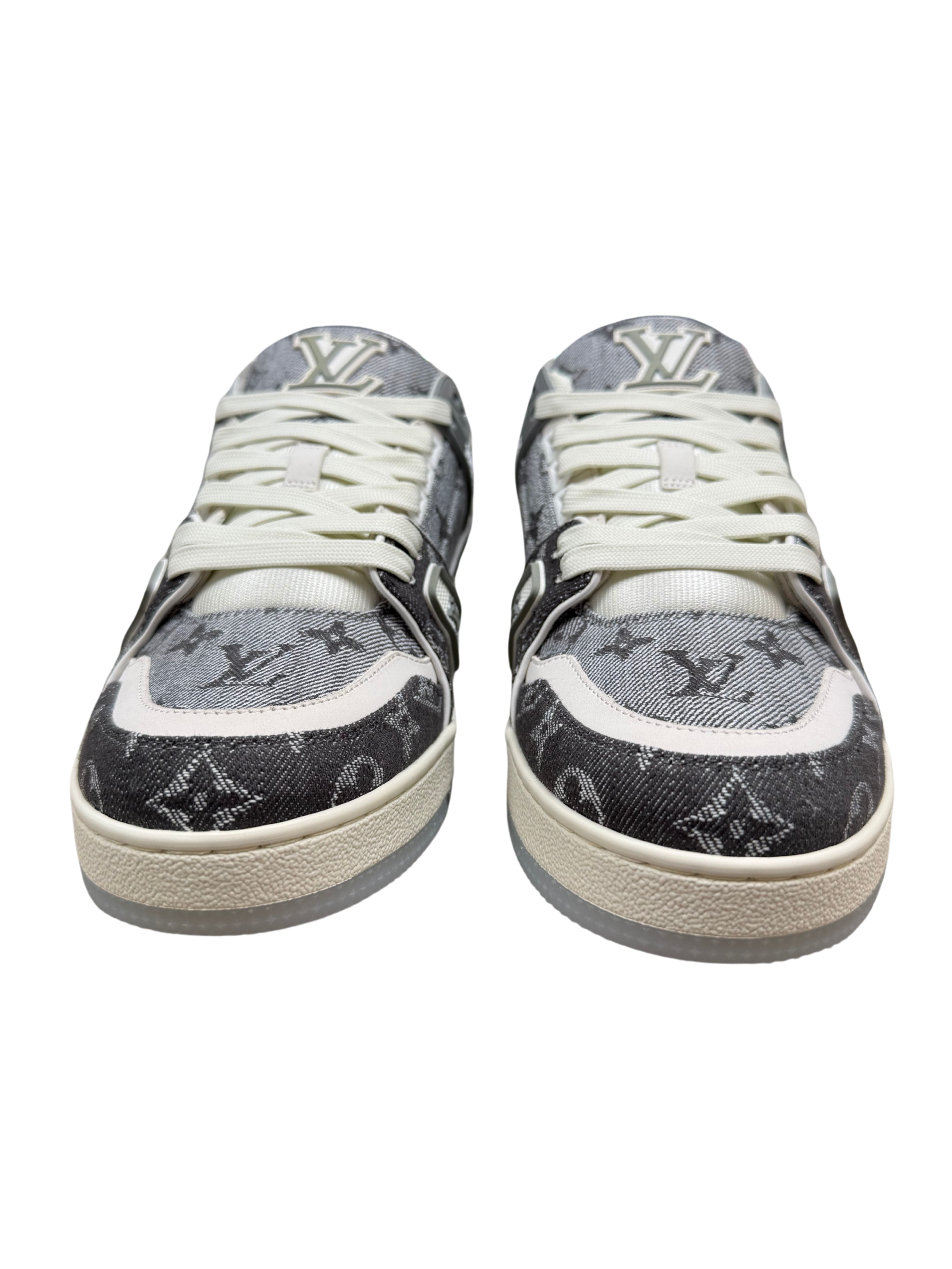 Louis Vuitton LV Trainer Denim - Grey (Unused)
