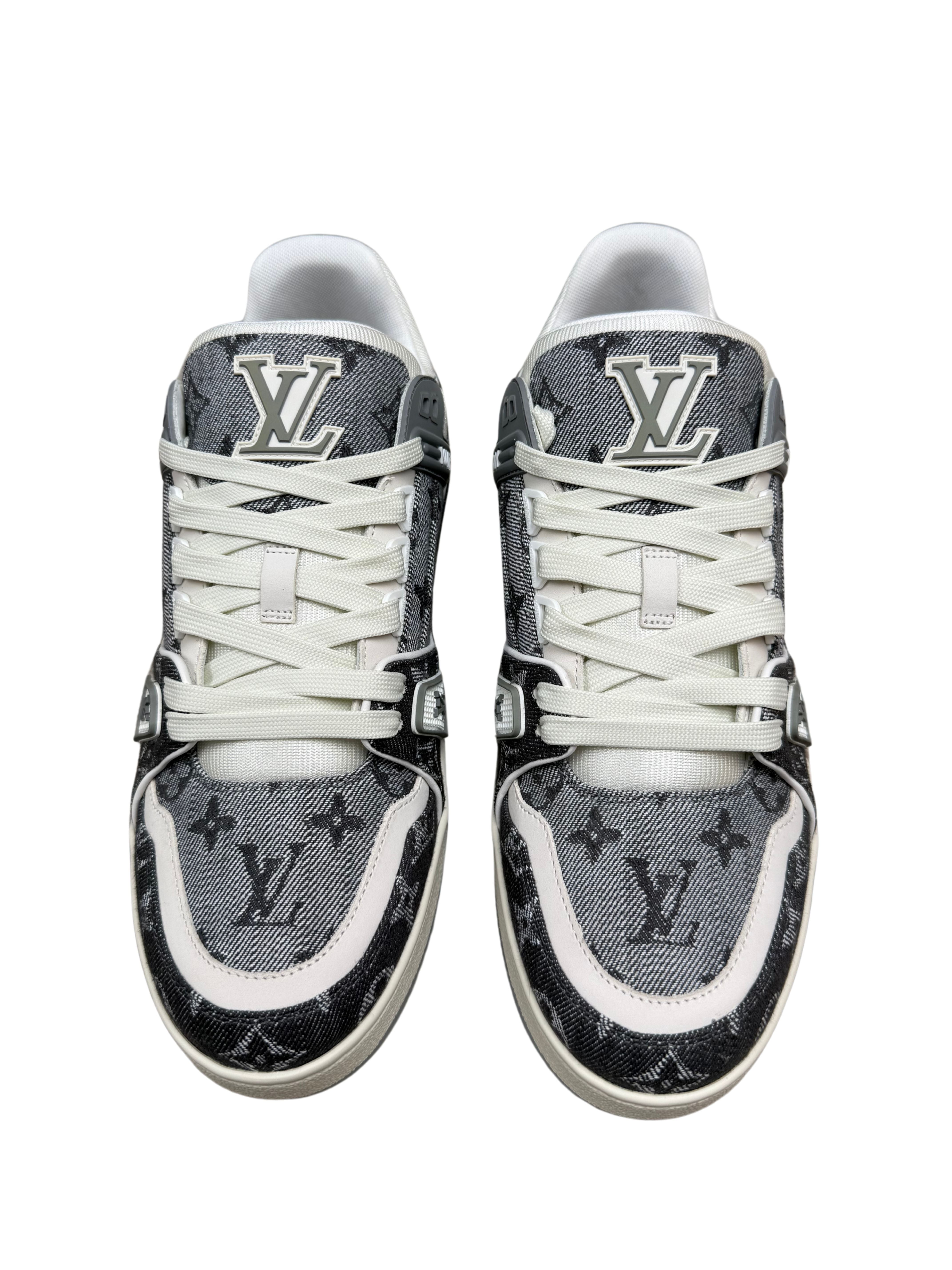 Louis Vuitton LV Trainer Denim - Grey (Unused)