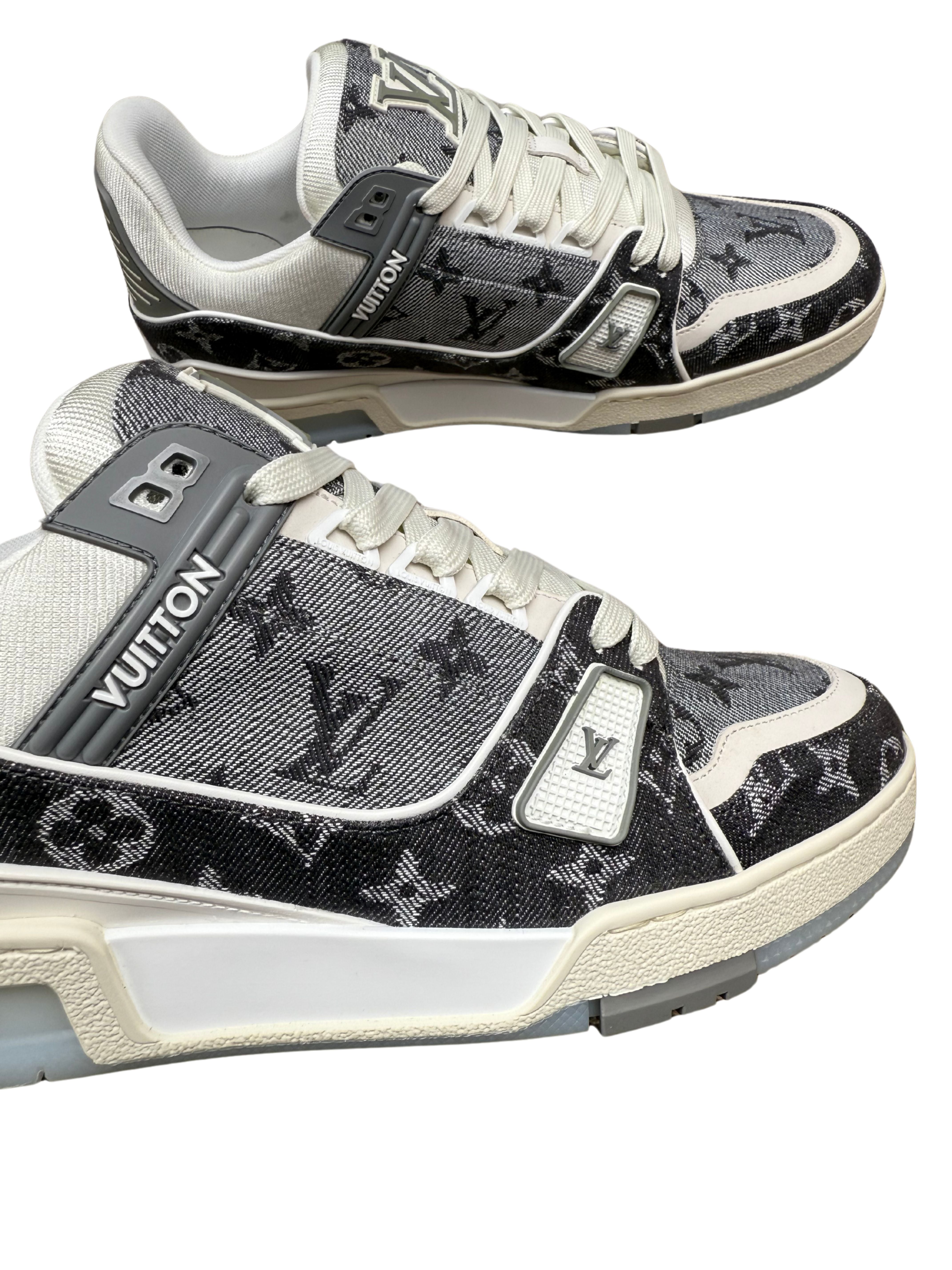 Louis Vuitton LV Trainer Denim - Grey (Unused)