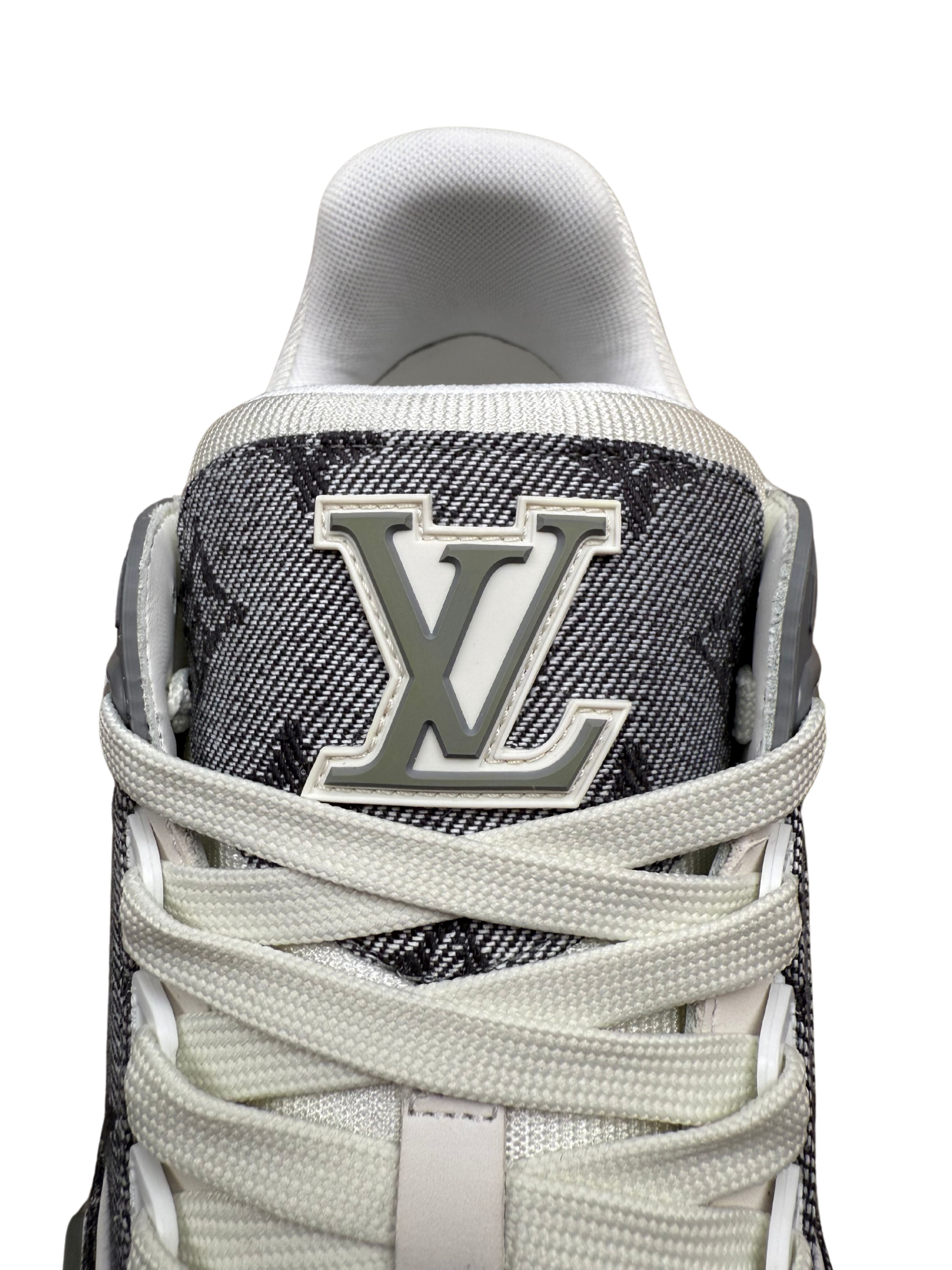Louis Vuitton LV Trainer Denim - Grey (Unused)