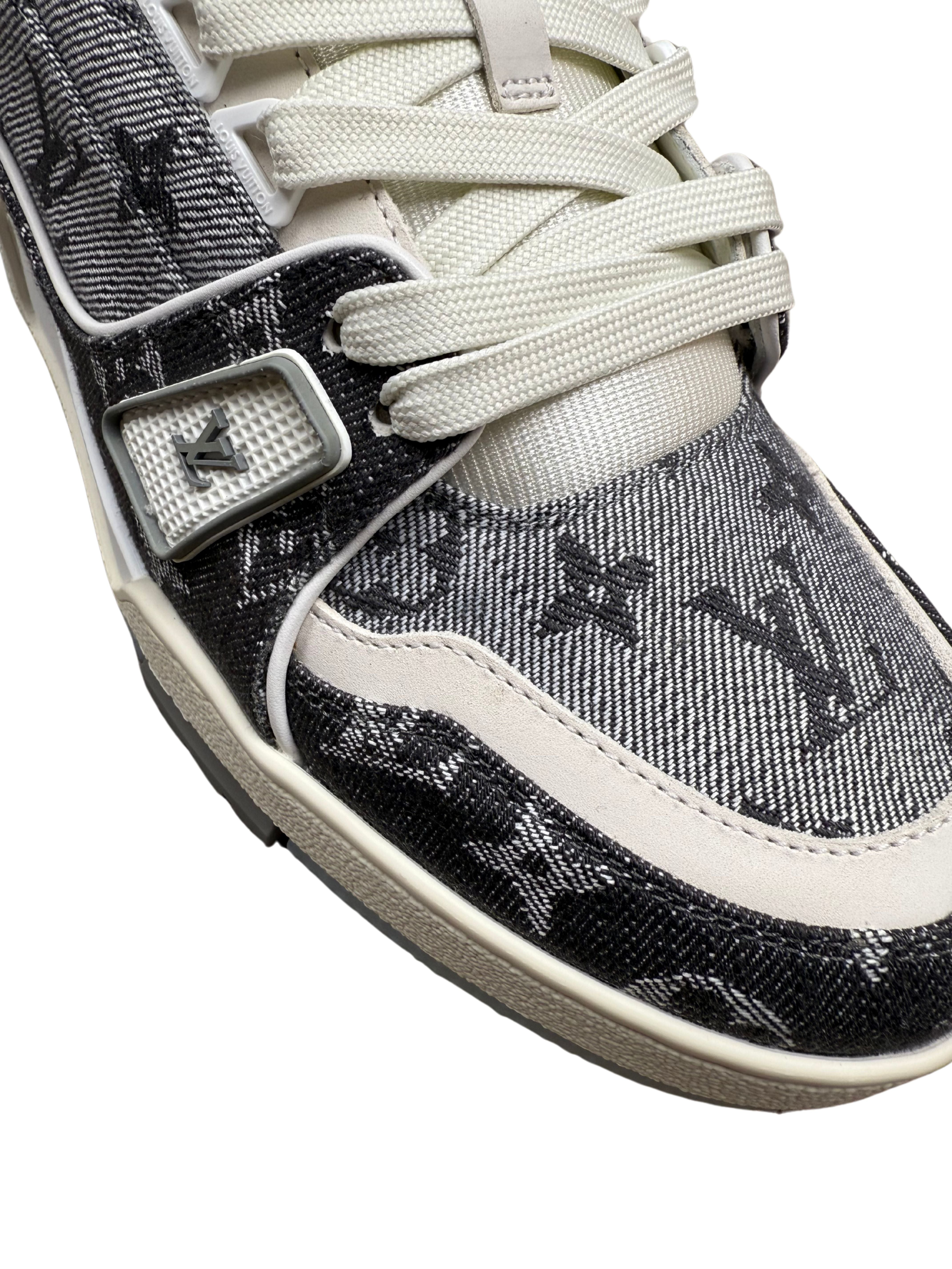 Louis Vuitton LV Trainer Denim - Grey (Unused)
