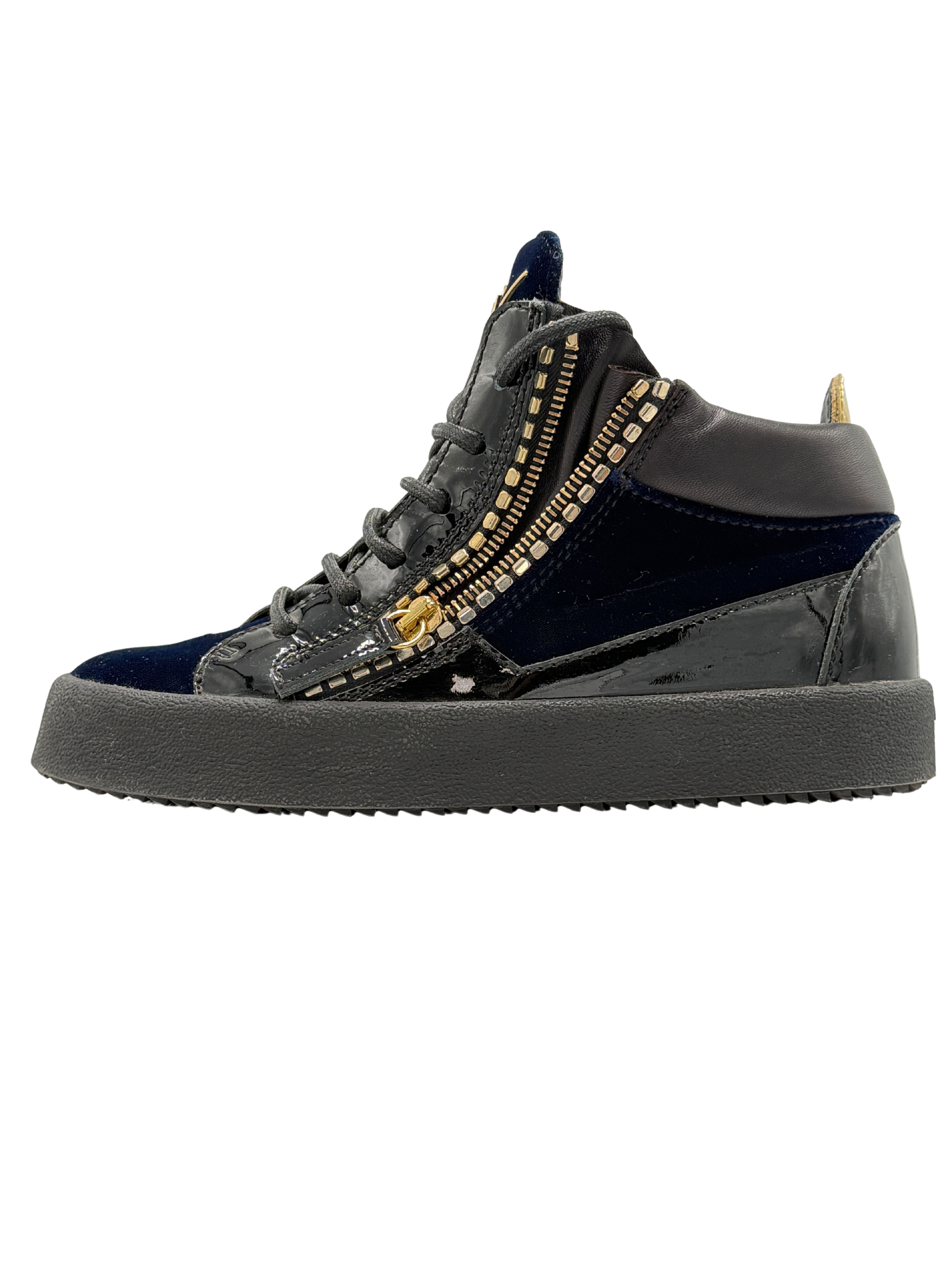 Guiseppe Zanotti Kriss High Top Trainer - Black
