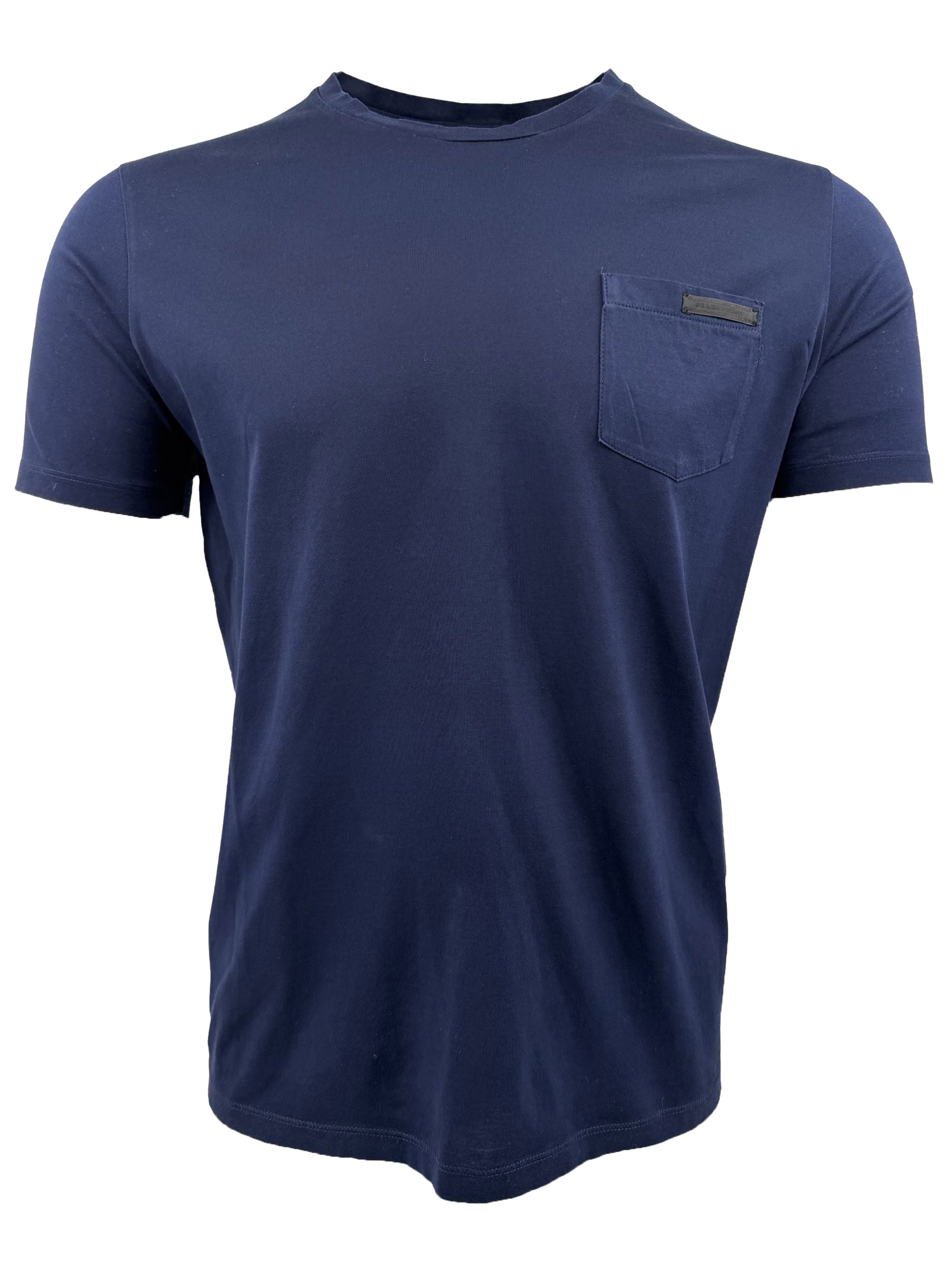 Prada Pocket Detail T-Shirt - Navy Prada