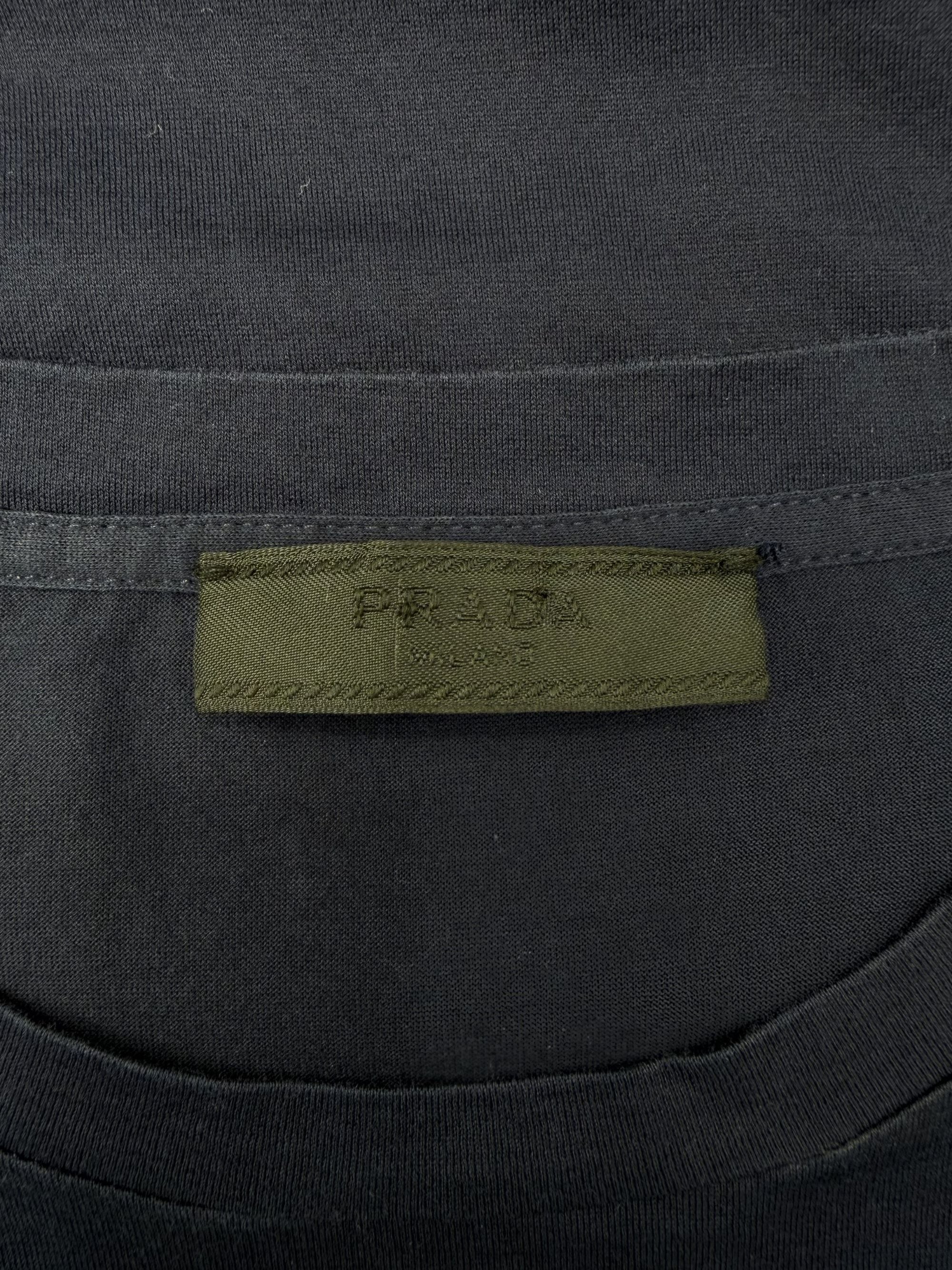 Prada Pocket Detail T-Shirt - Navy Prada