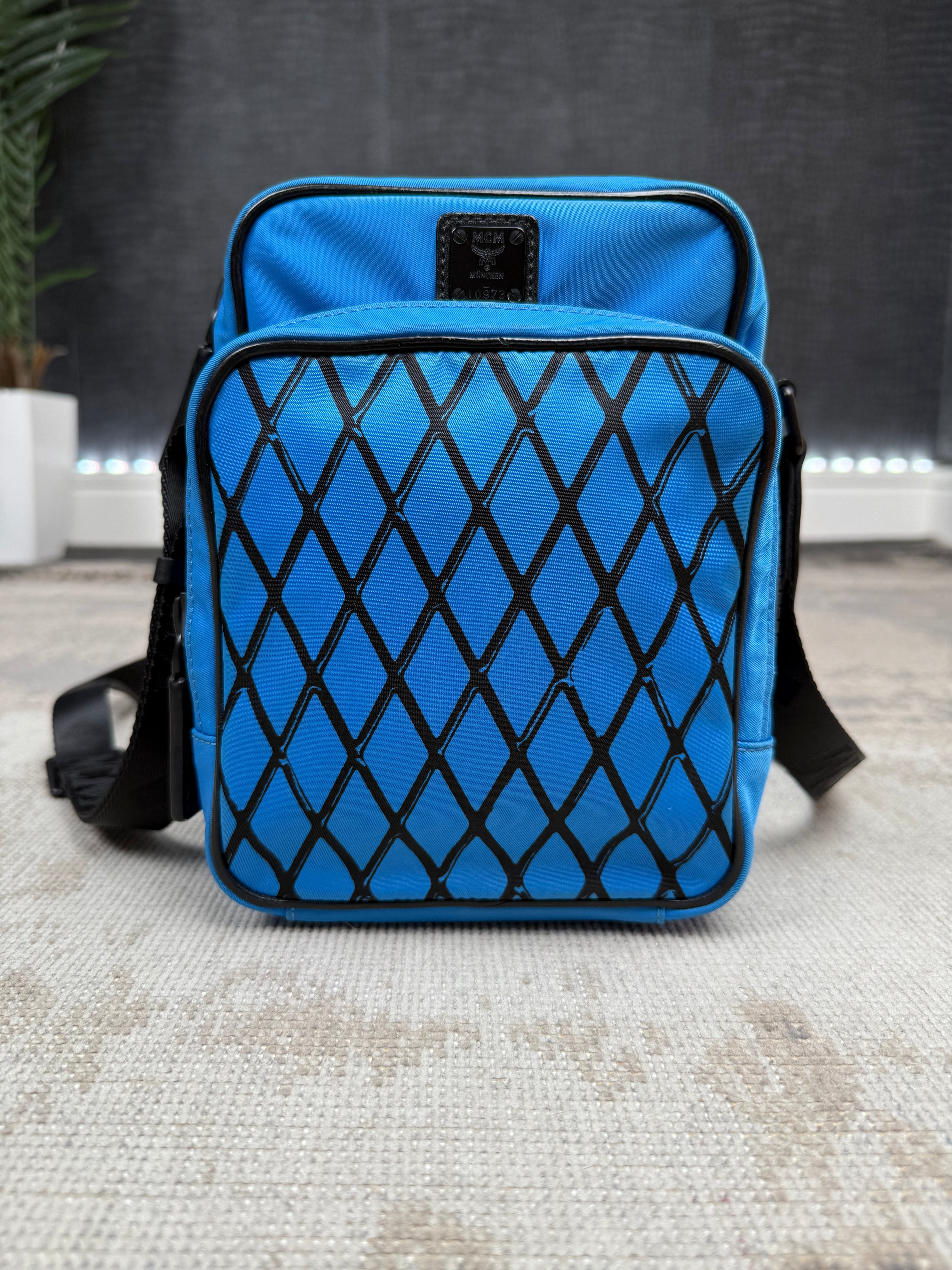 MCM Messenger Bag - Blue MCM