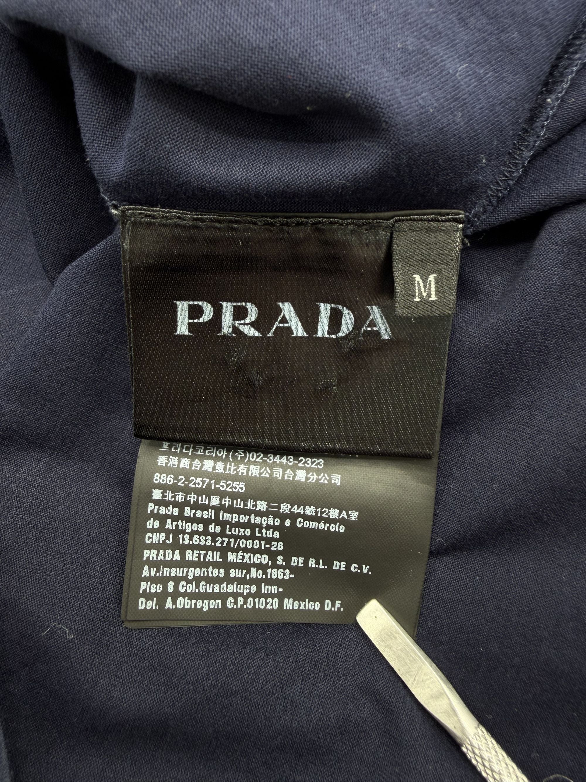 Prada Pocket Detail T-Shirt - Navy Prada