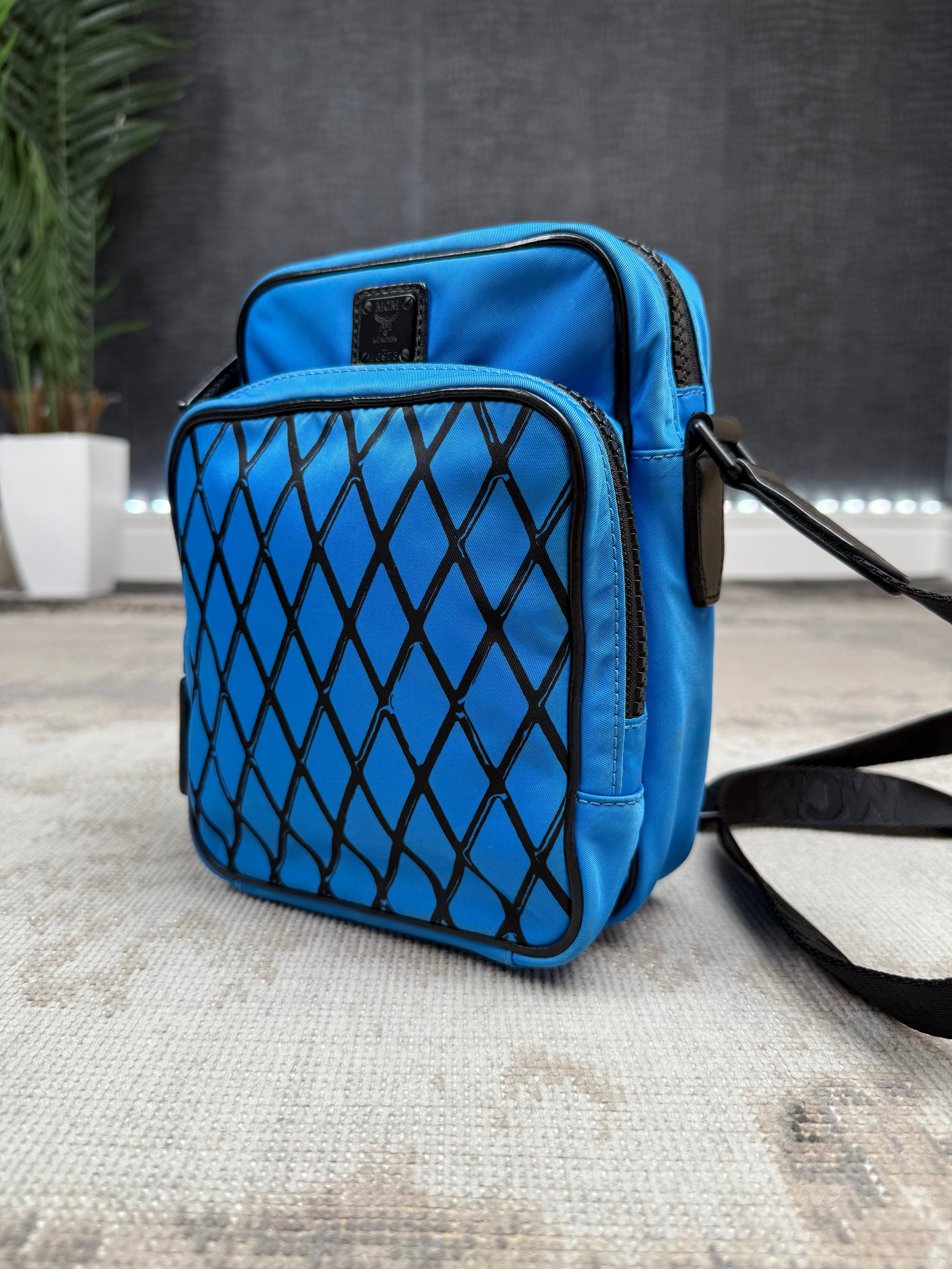 MCM Messenger Bag - Blue MCM