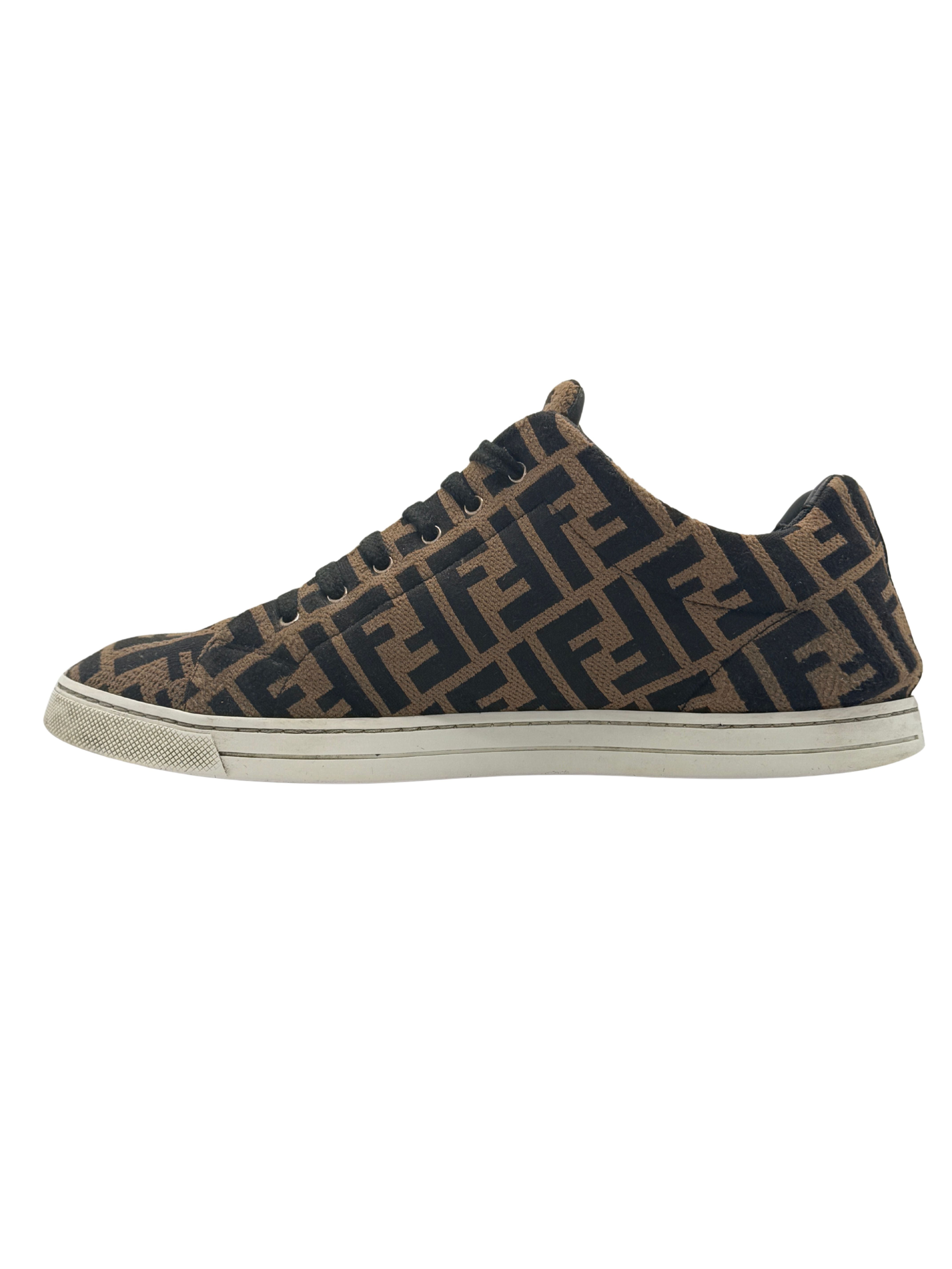 Fendi FF Low Trainers - Brown Fendi