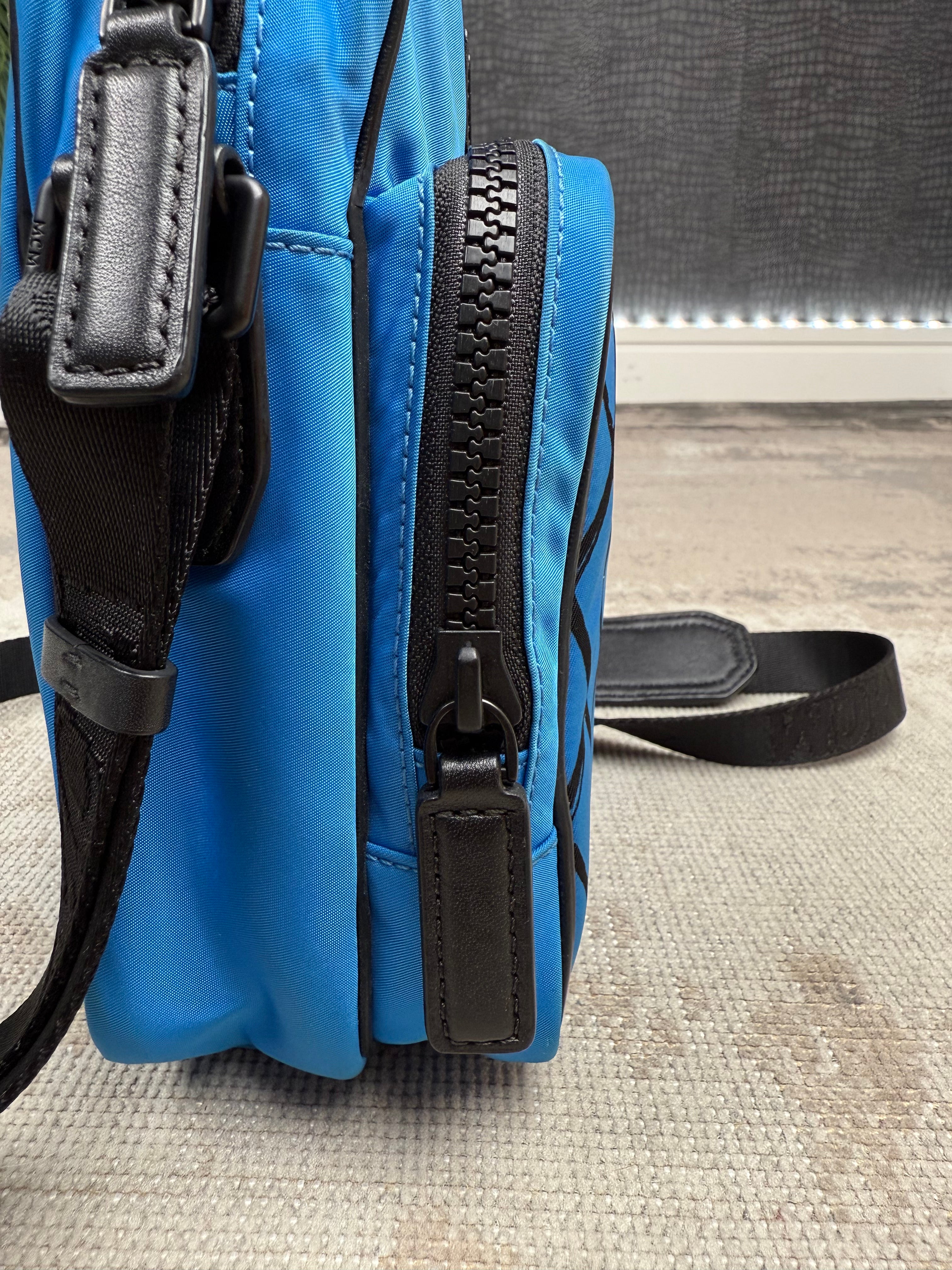 MCM Messenger Bag - Blue MCM