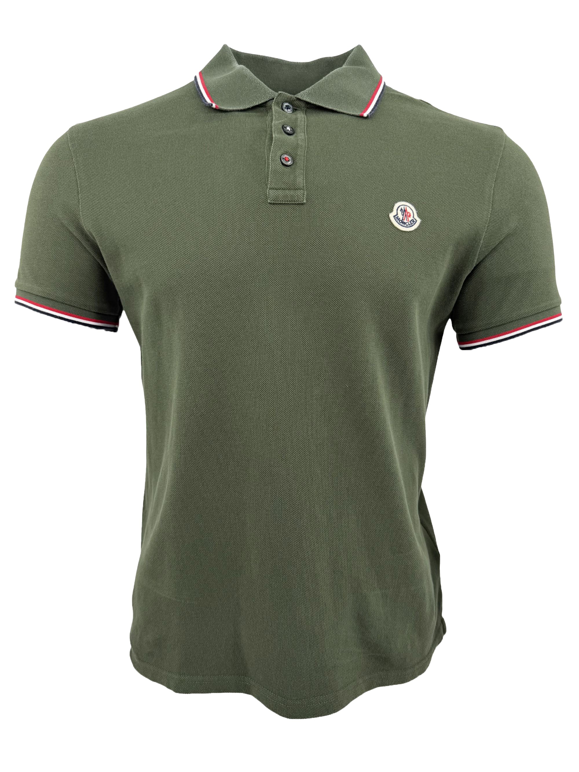 Moncler Badge Polo - Khaki Moncler