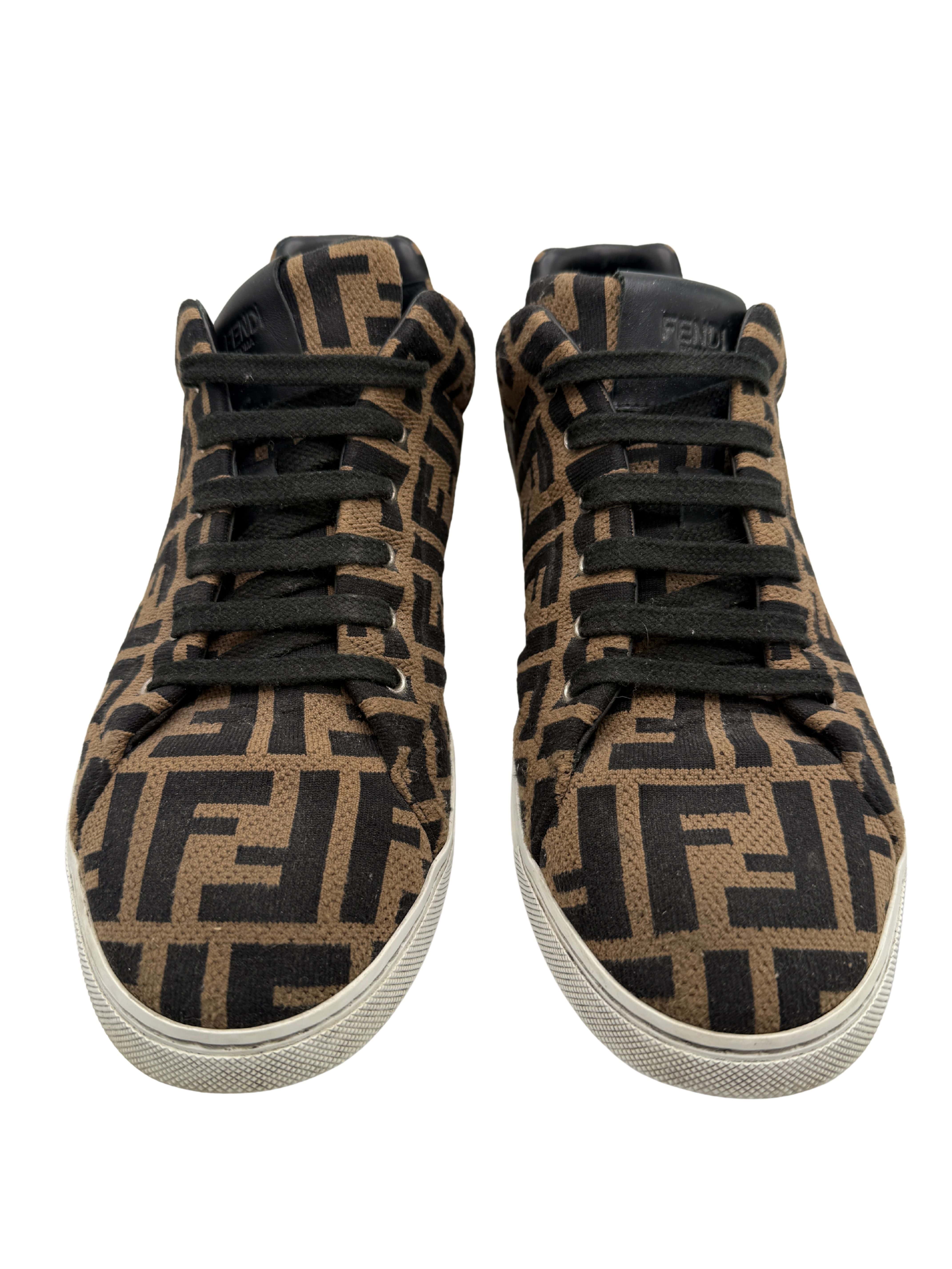 Fendi FF Low Trainers - Brown Fendi