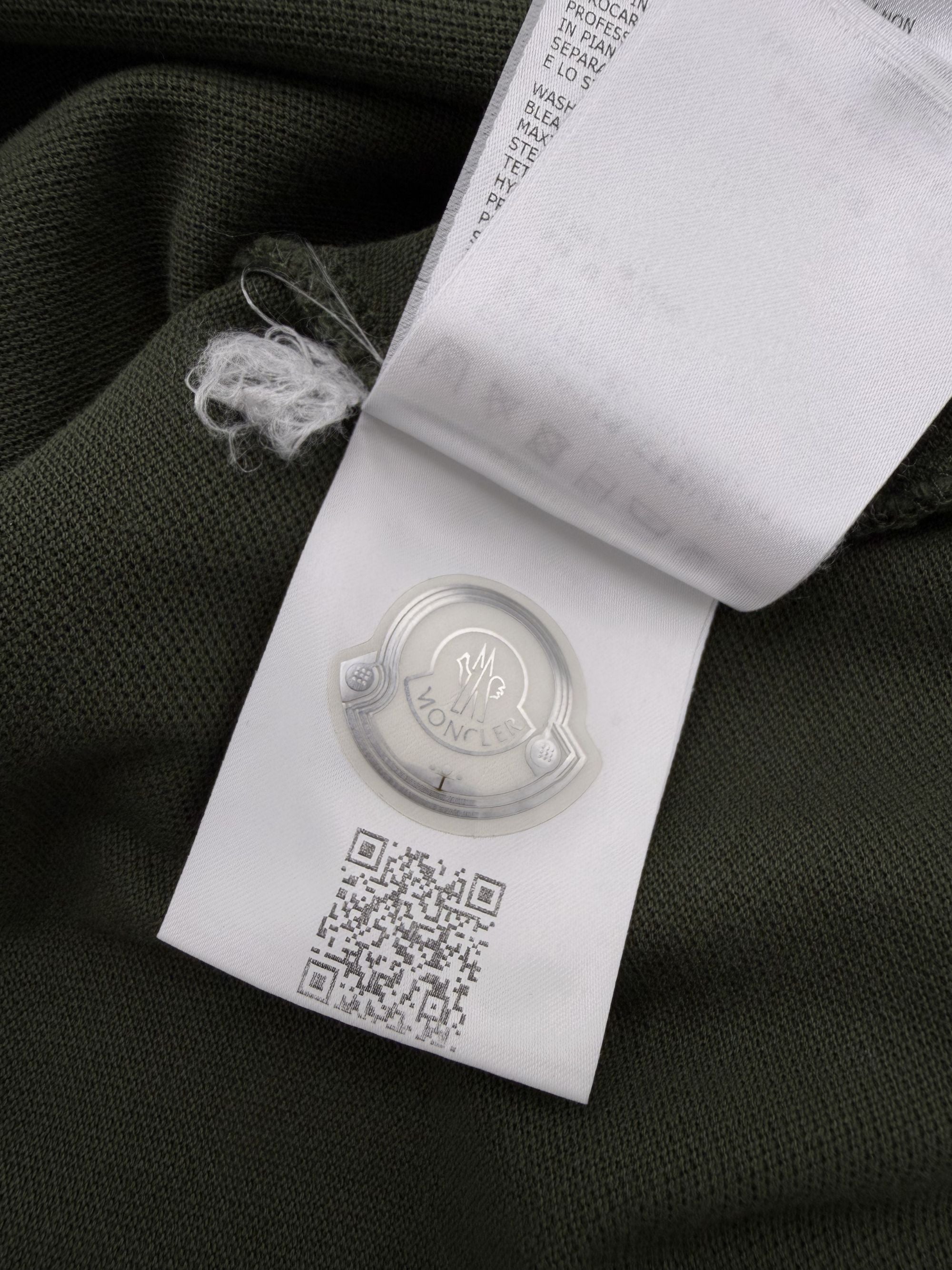Moncler Badge Polo - Khaki Moncler