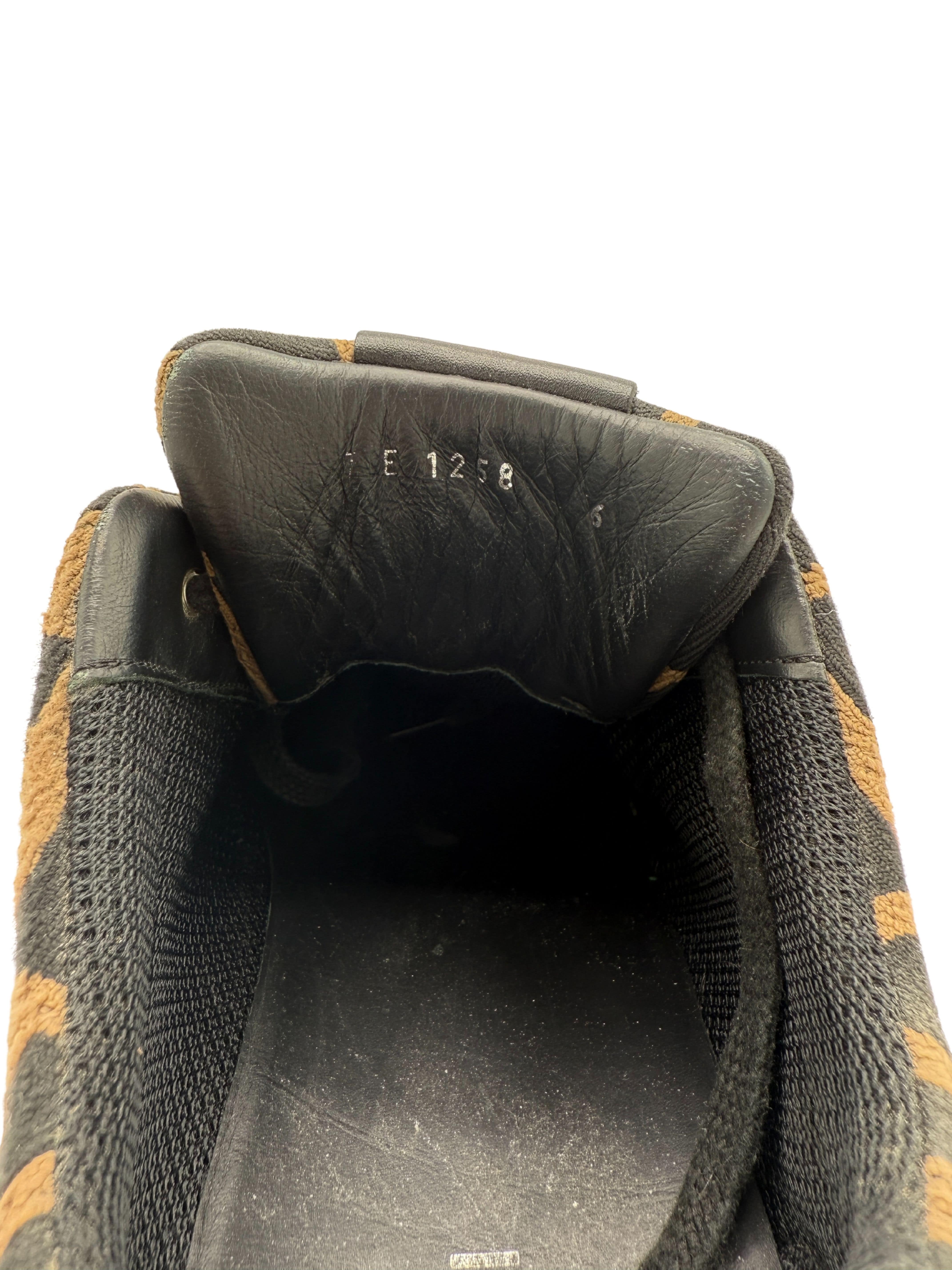 Fendi FF Low Trainers - Brown Fendi