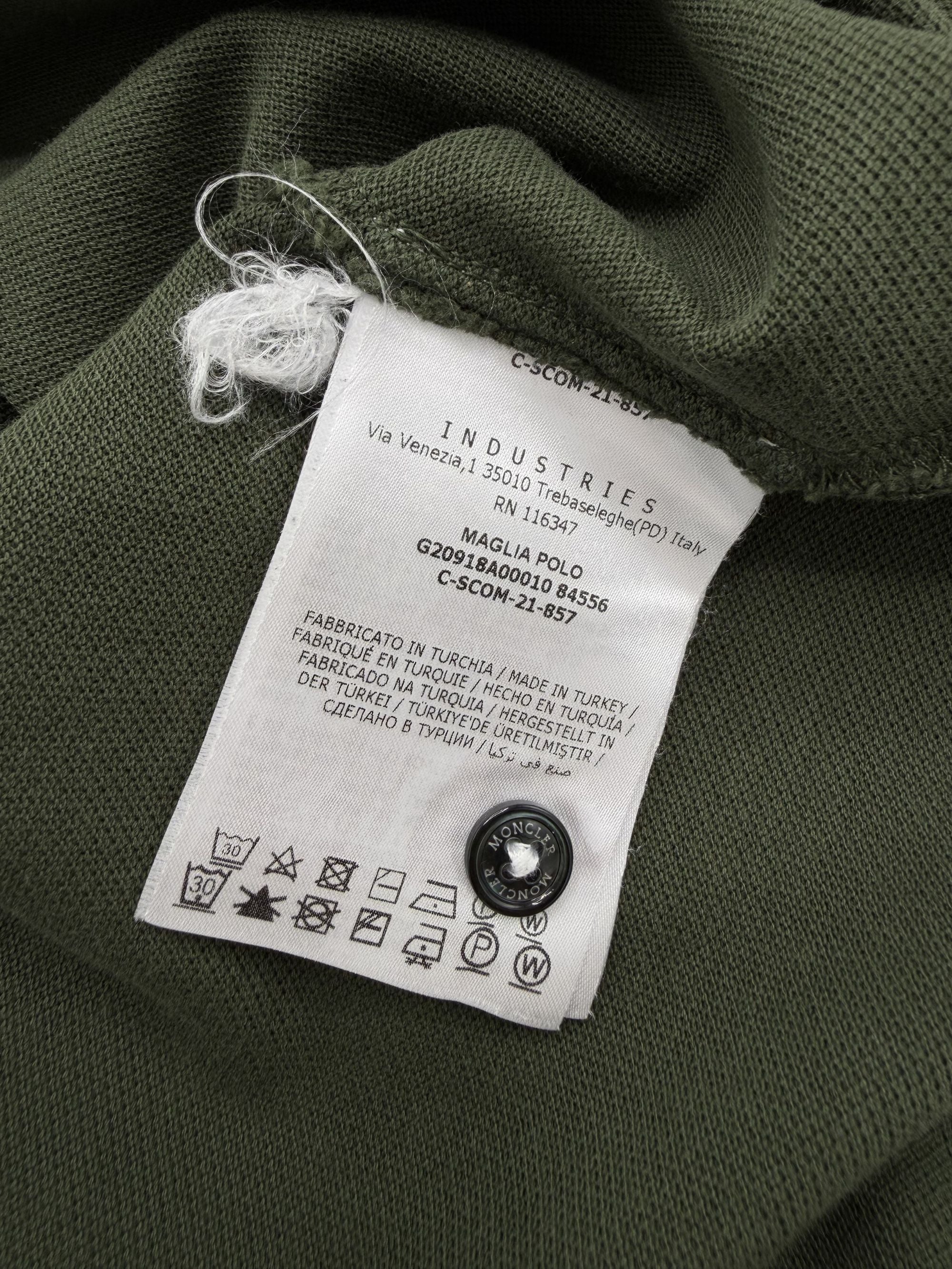 Moncler Badge Polo - Khaki Moncler