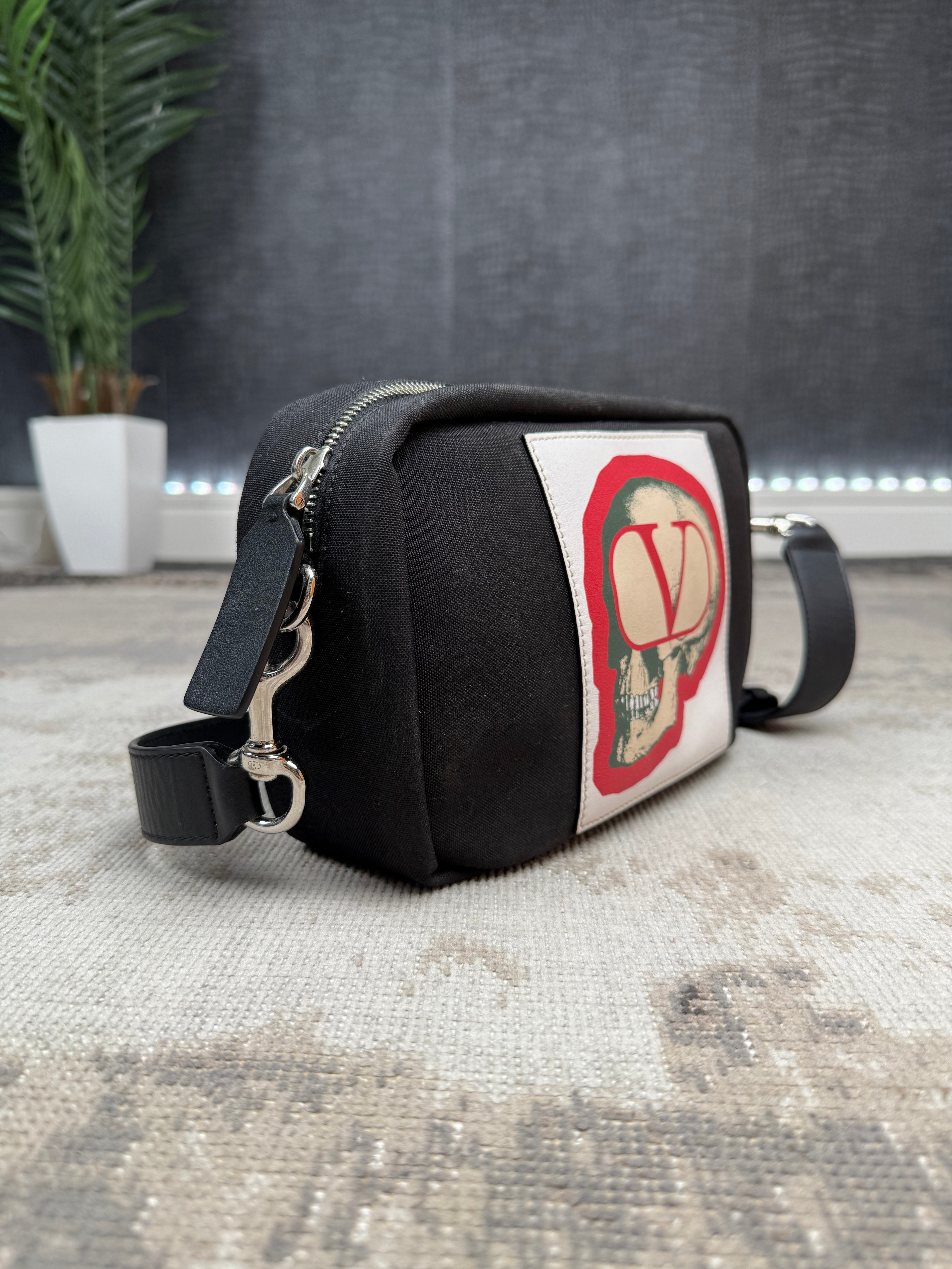Valentino x Undercover Skull Shoulder/Waist Bag - Black Valentino
