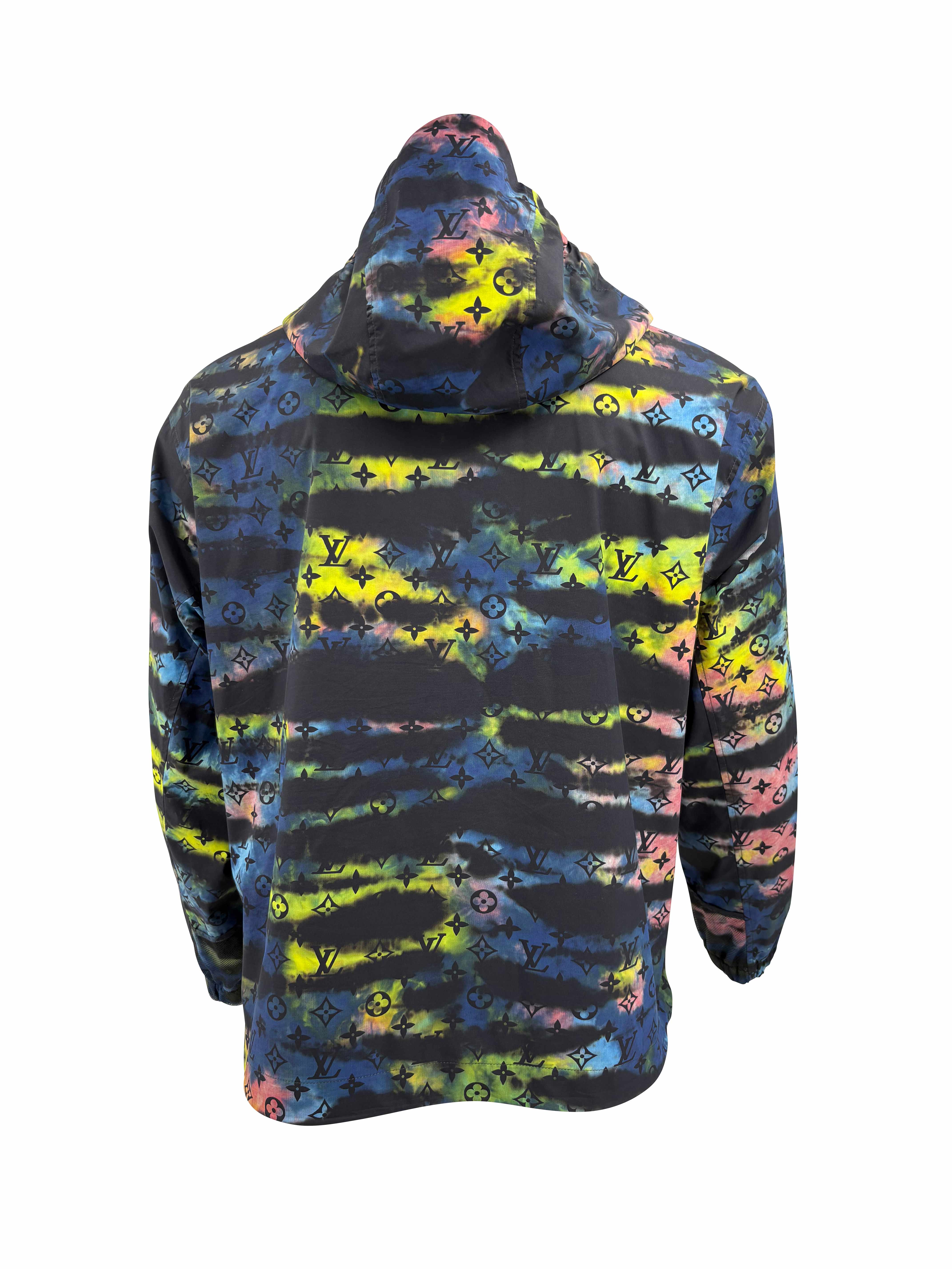 Louis Vuitton Tie-Dye Camo Monogram Windbreaker - Multicolour