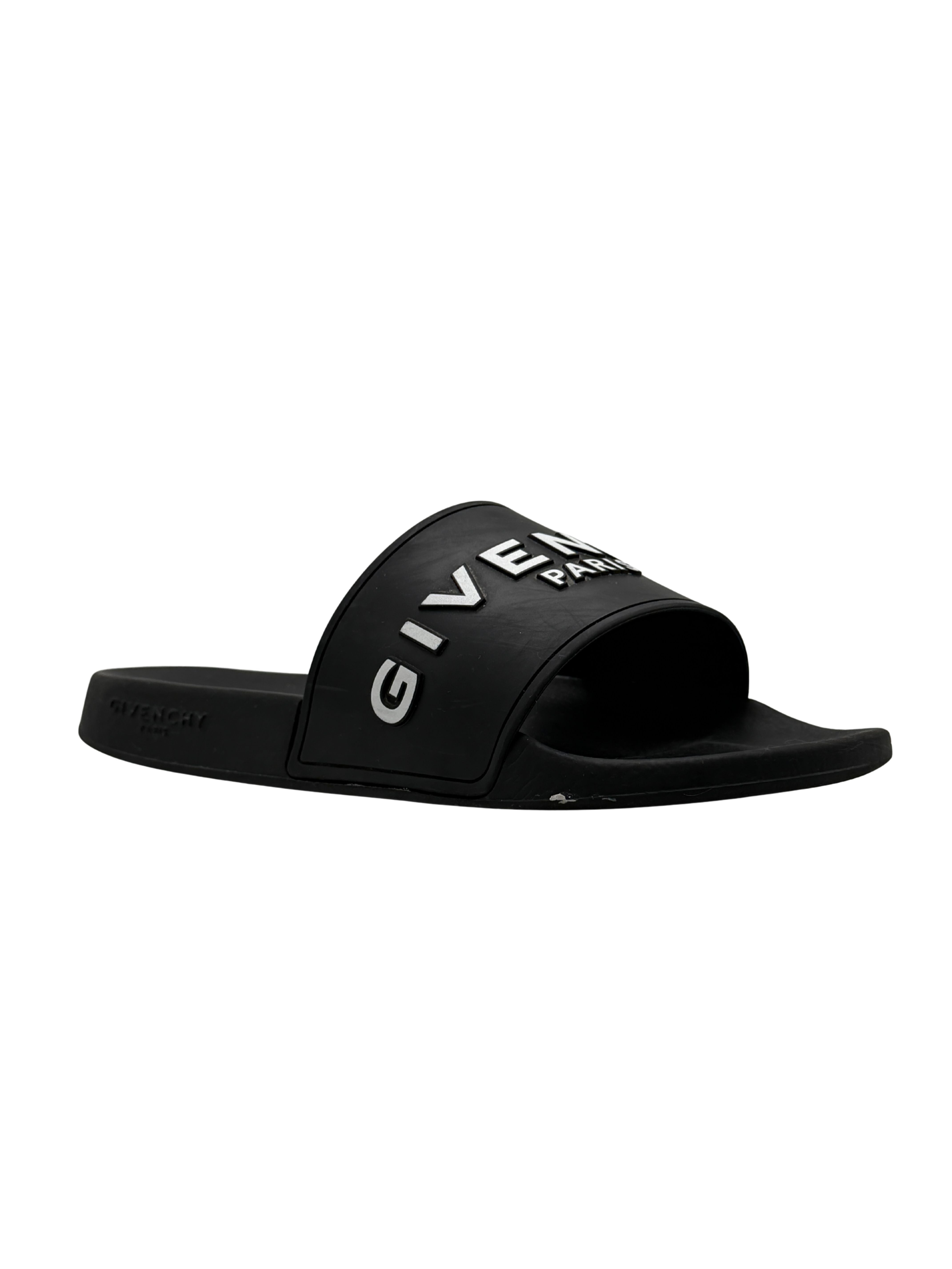 Givenchy Paris Logo Sliders - Black Givenchy