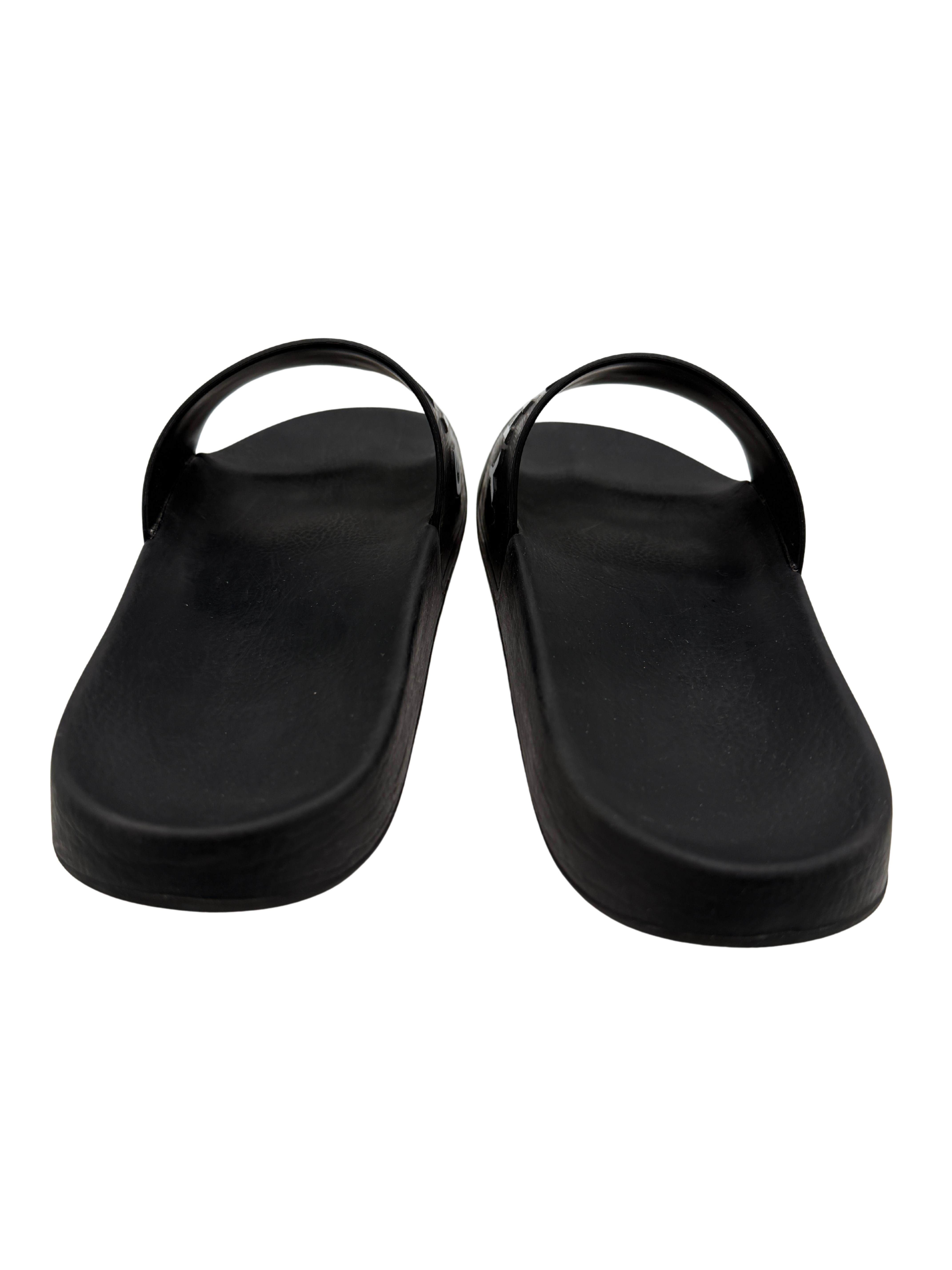 Givenchy Paris Logo Sliders - Black Givenchy