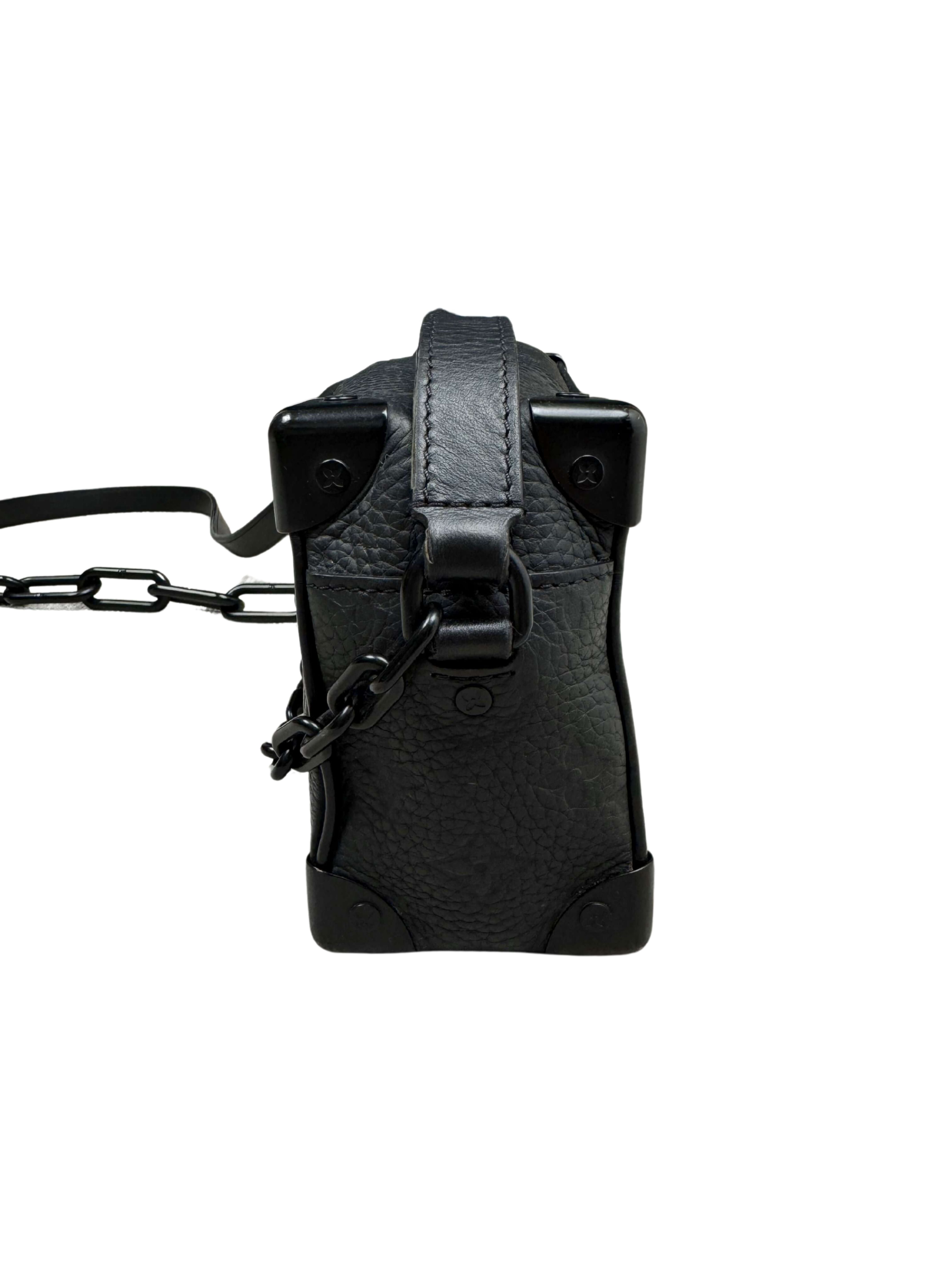 Louis Vuitton Mini Taurllion Monogram Soft Trunk - Black