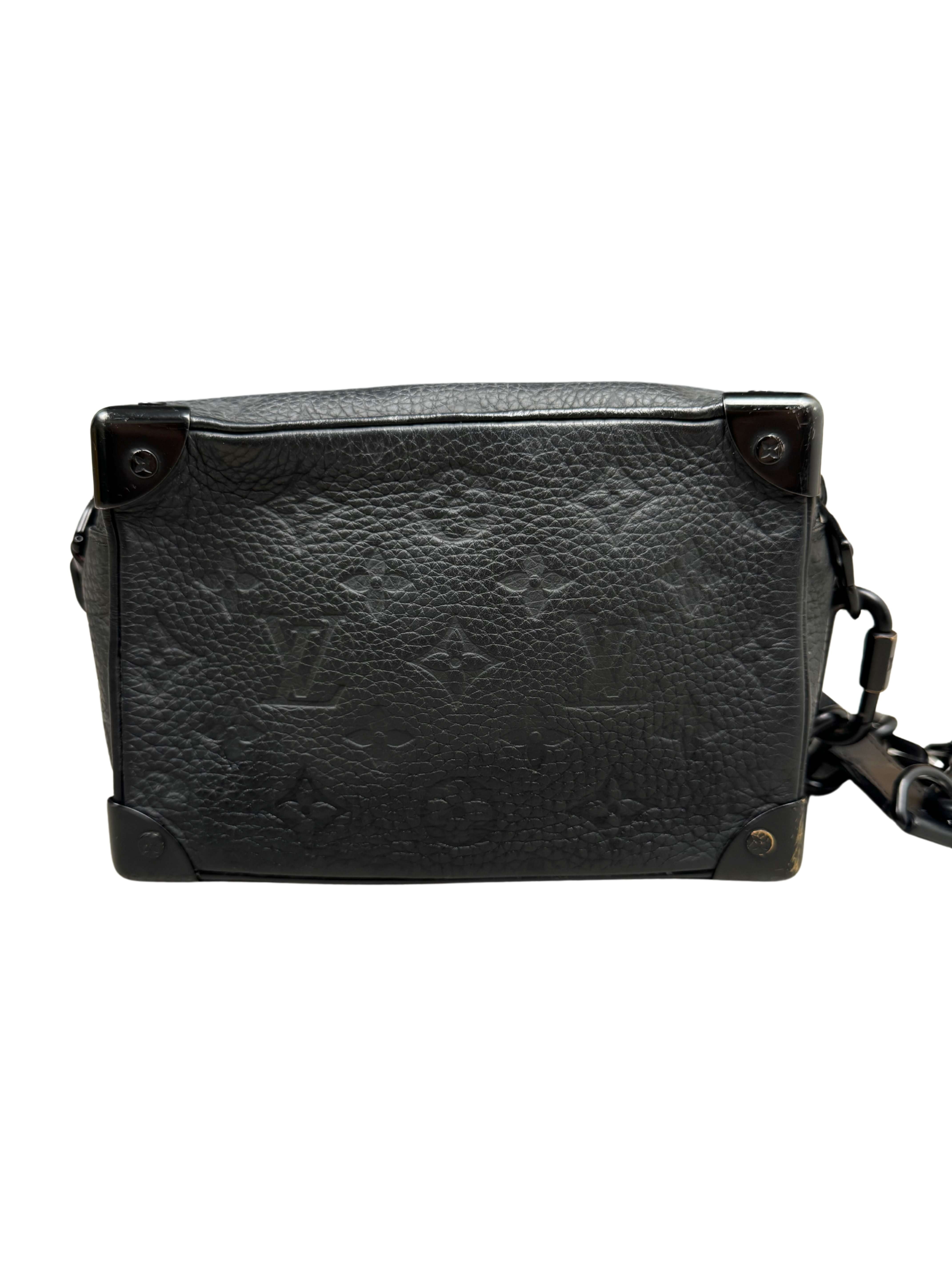 Louis Vuitton Mini Taurllion Monogram Soft Trunk - Black