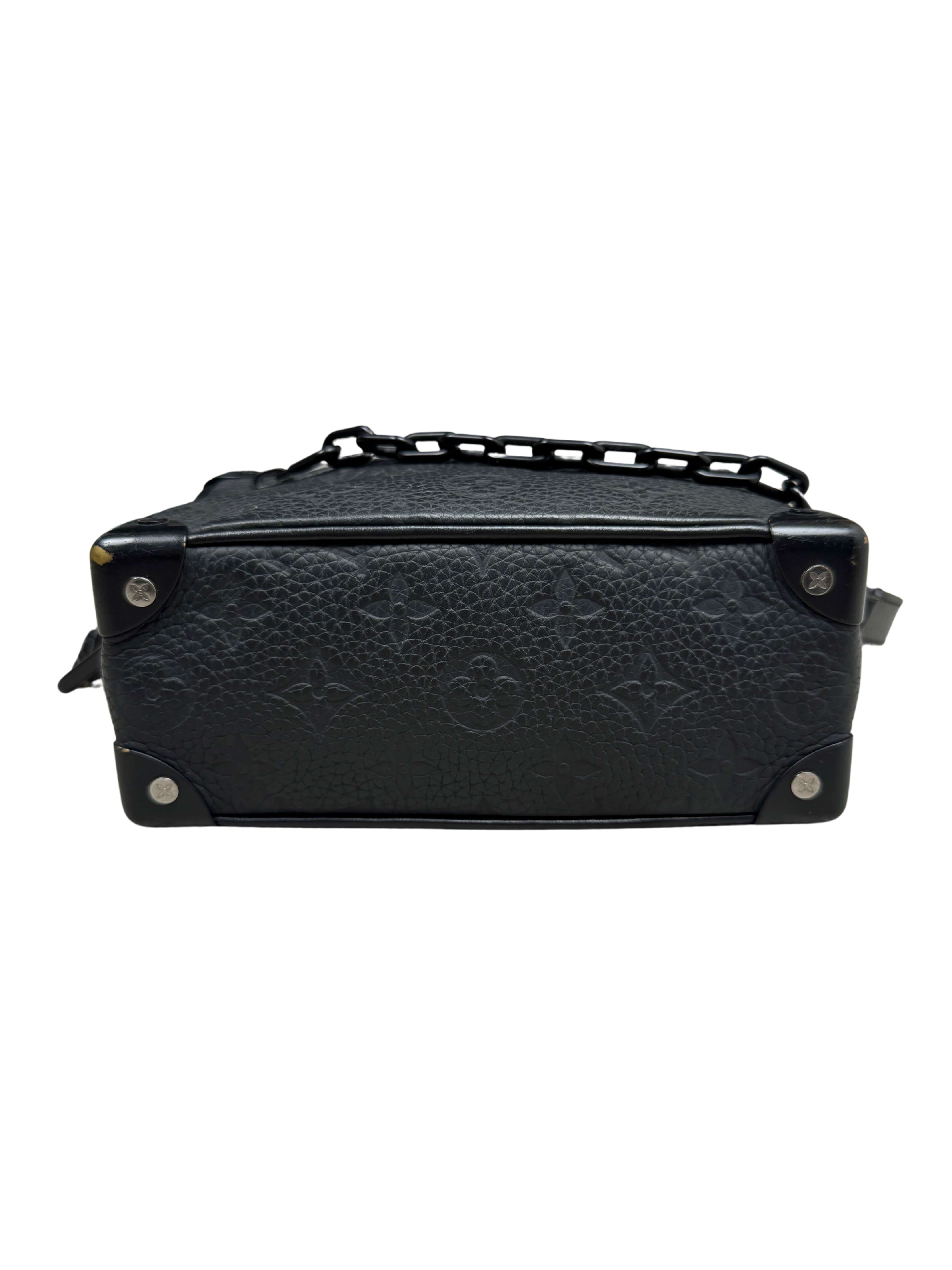 Louis Vuitton Mini Taurllion Monogram Soft Trunk - Black