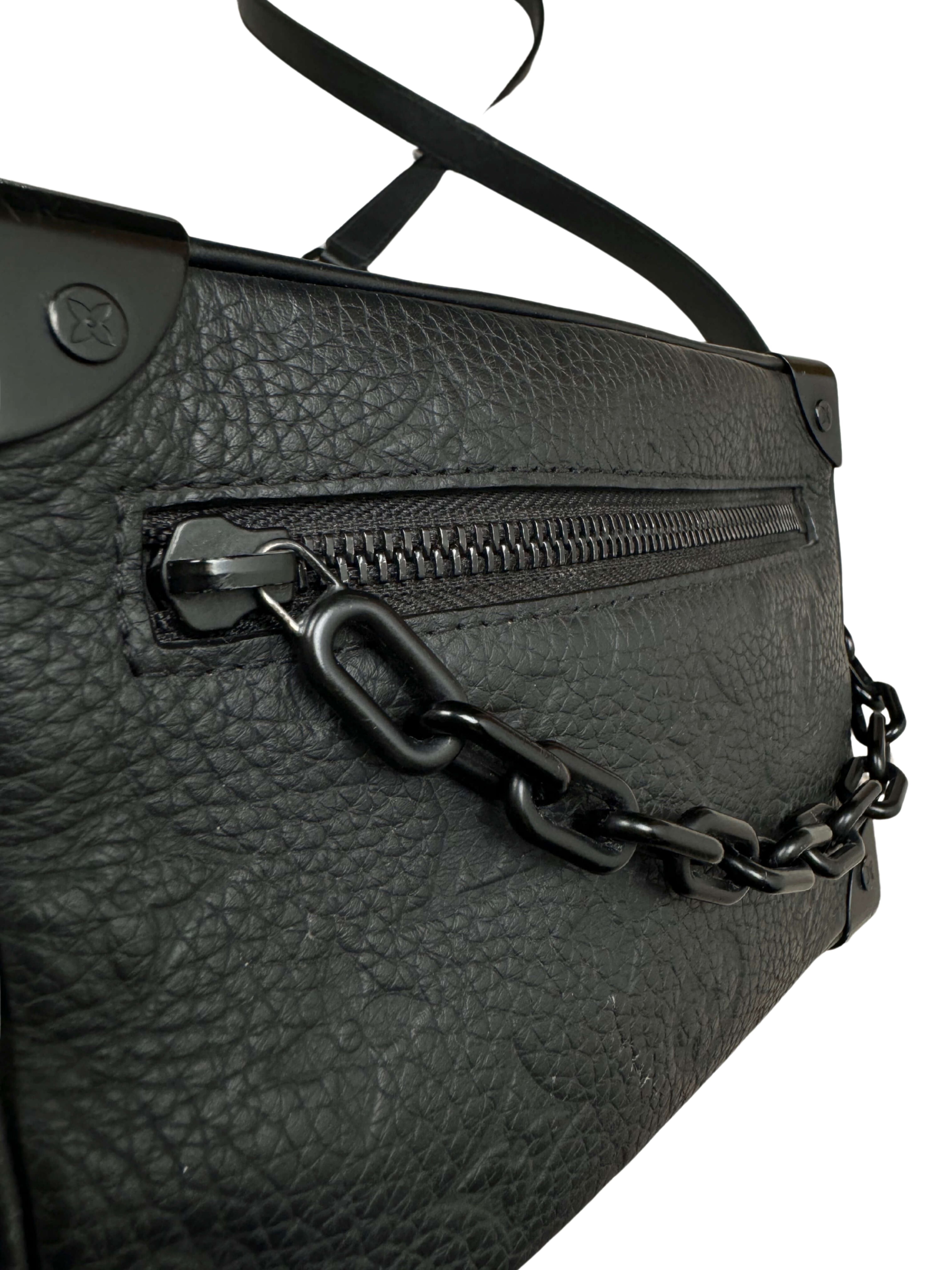Louis Vuitton Mini Taurllion Monogram Soft Trunk - Black