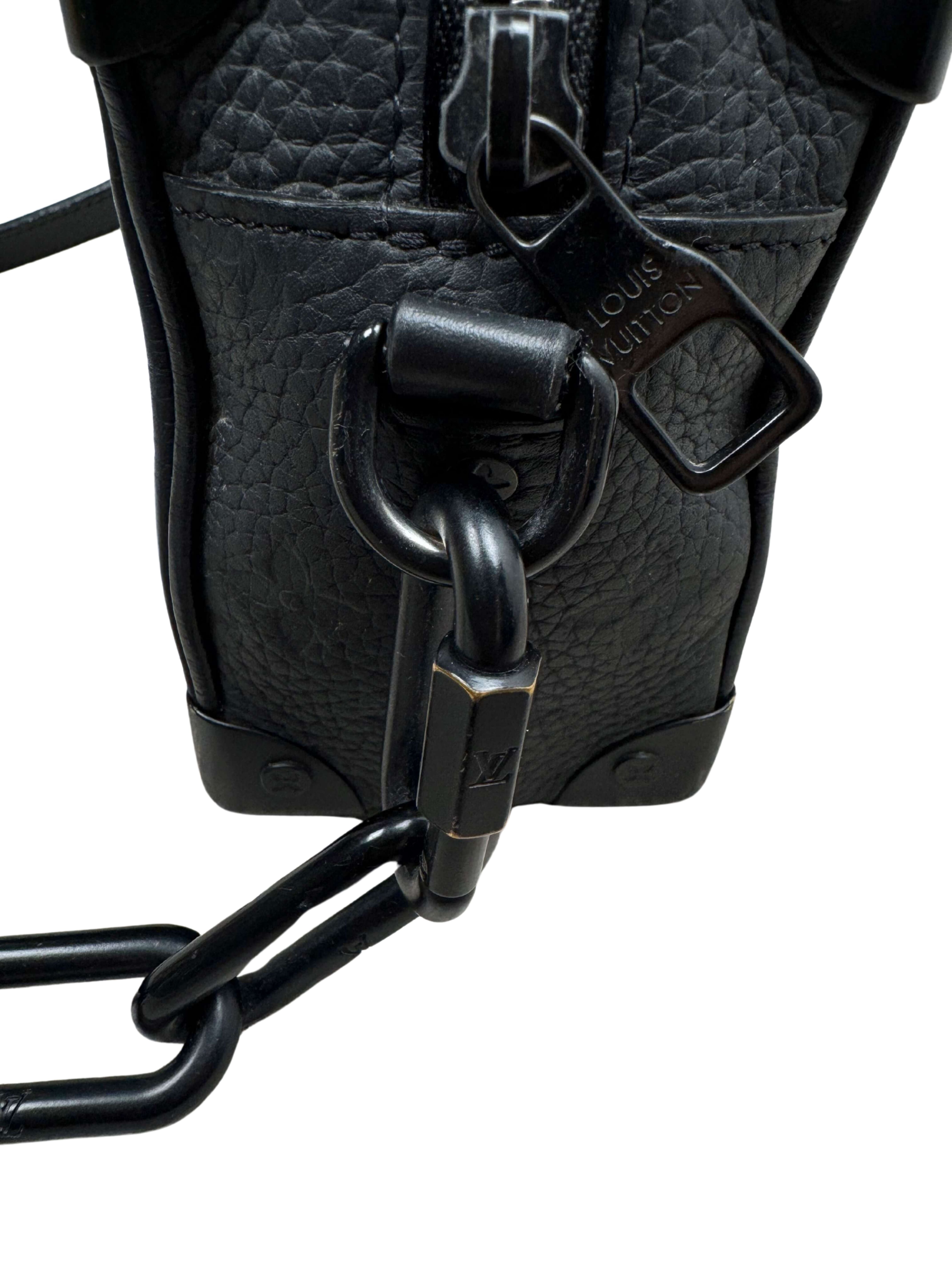 Louis Vuitton Mini Taurllion Monogram Soft Trunk - Black