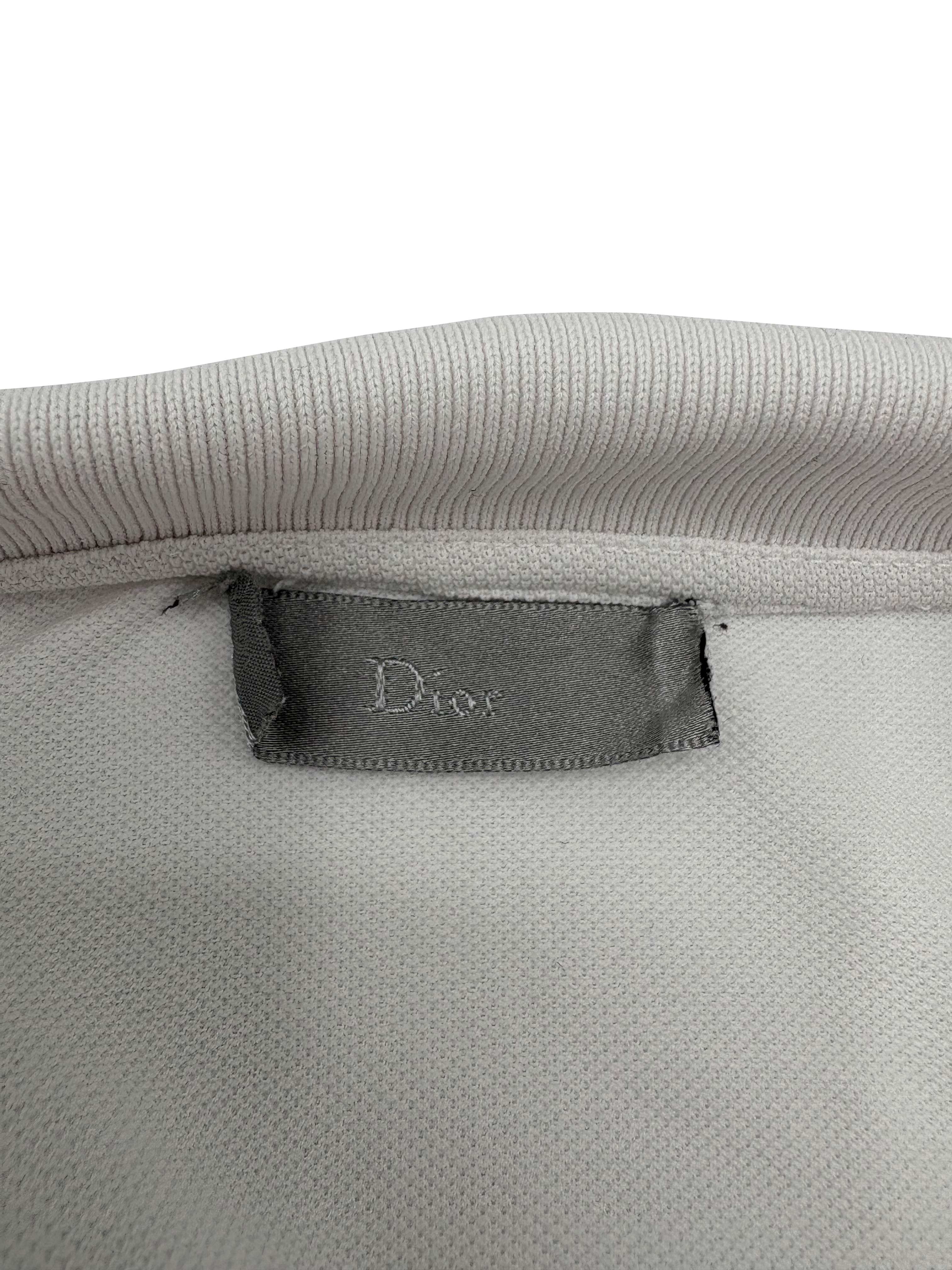 Dior Bee Long Sleeve Polo - White Dior