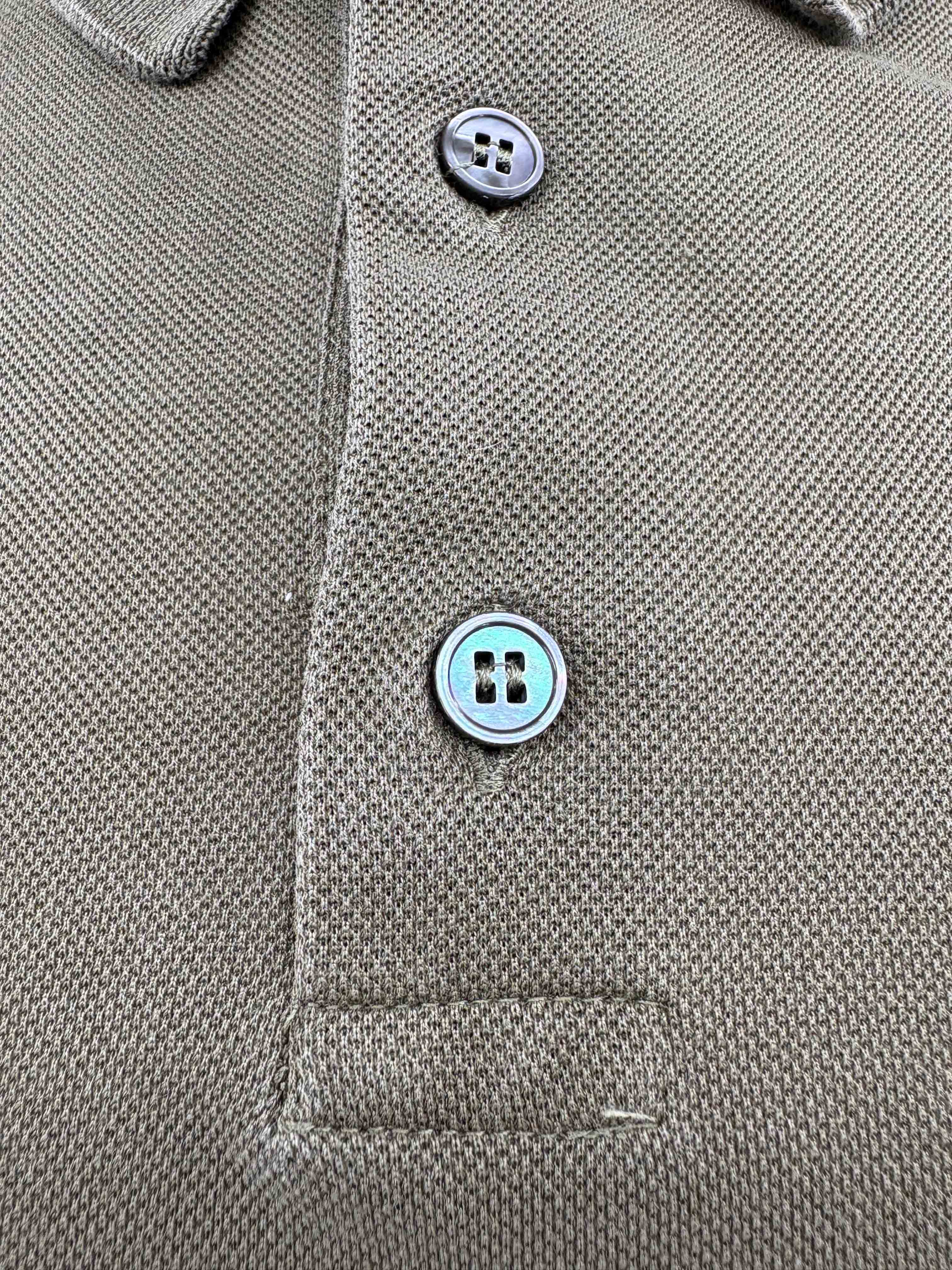 Louis Vuitton Embroidered Mini Logo Polo - Khaki Louis Vuitton