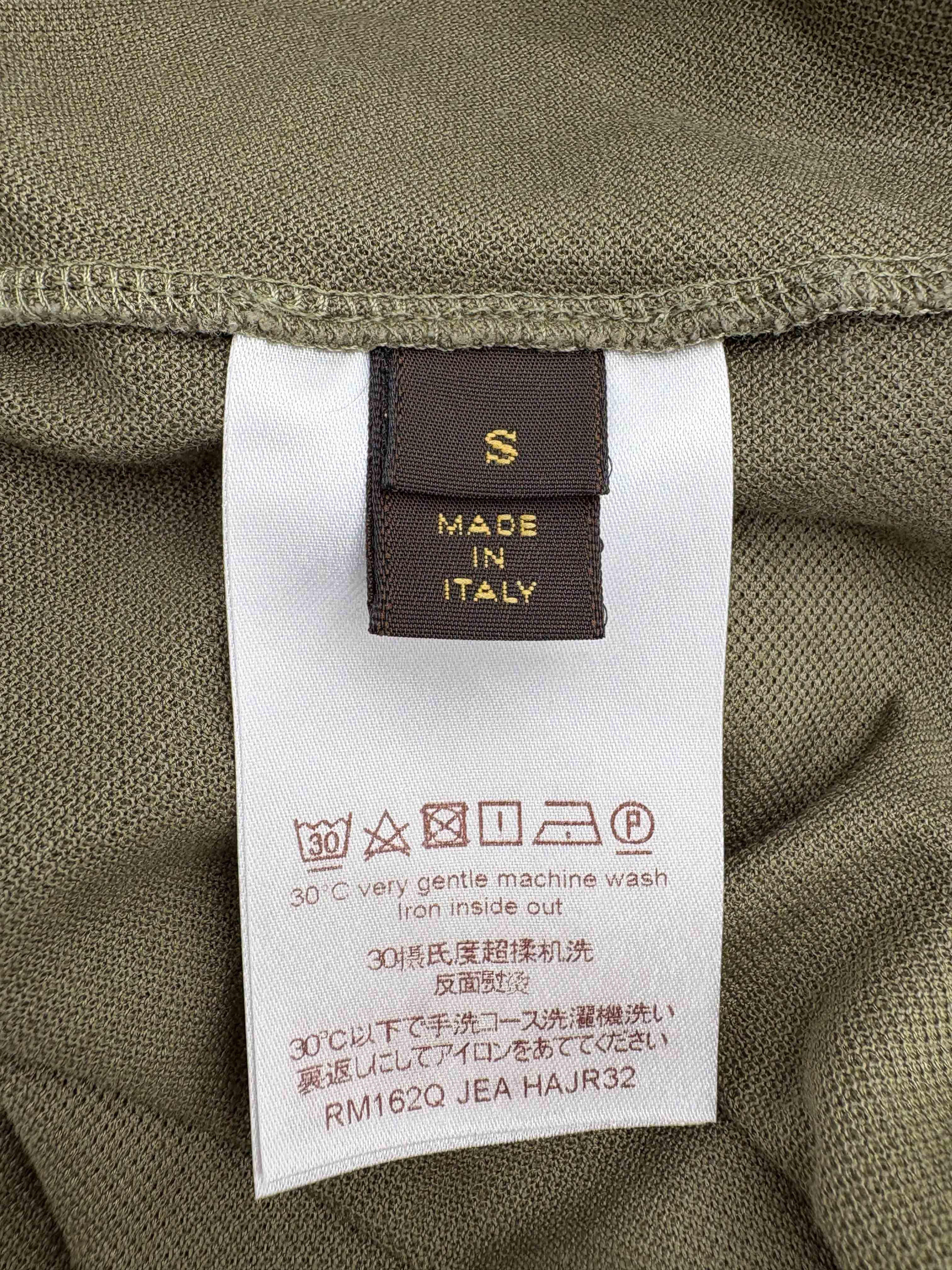 Louis Vuitton Embroidered Mini Logo Polo - Khaki Louis Vuitton