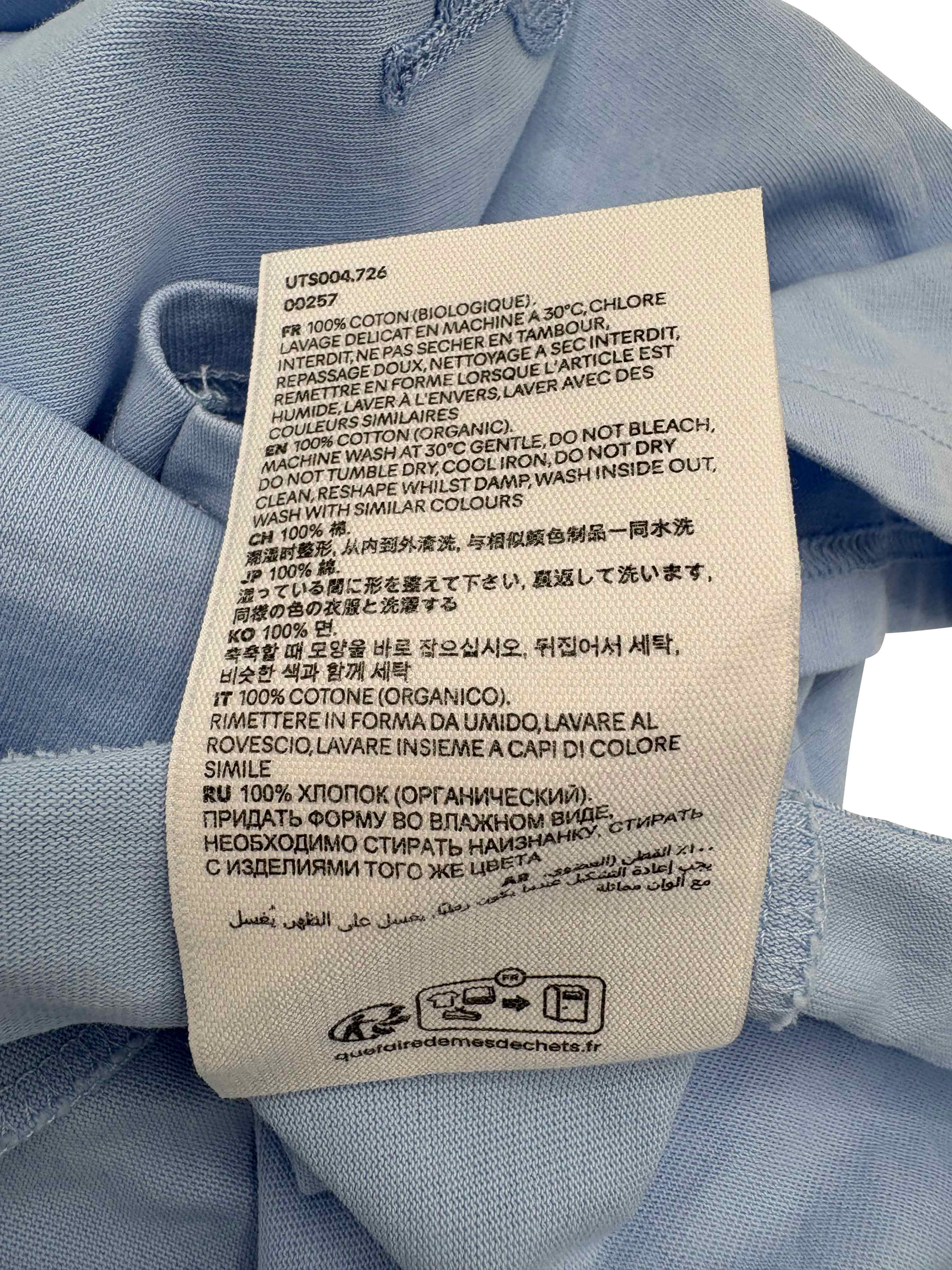 AMI PARIS De Coeur T-shirt - Baby Blue (Unused) AMI PARIS