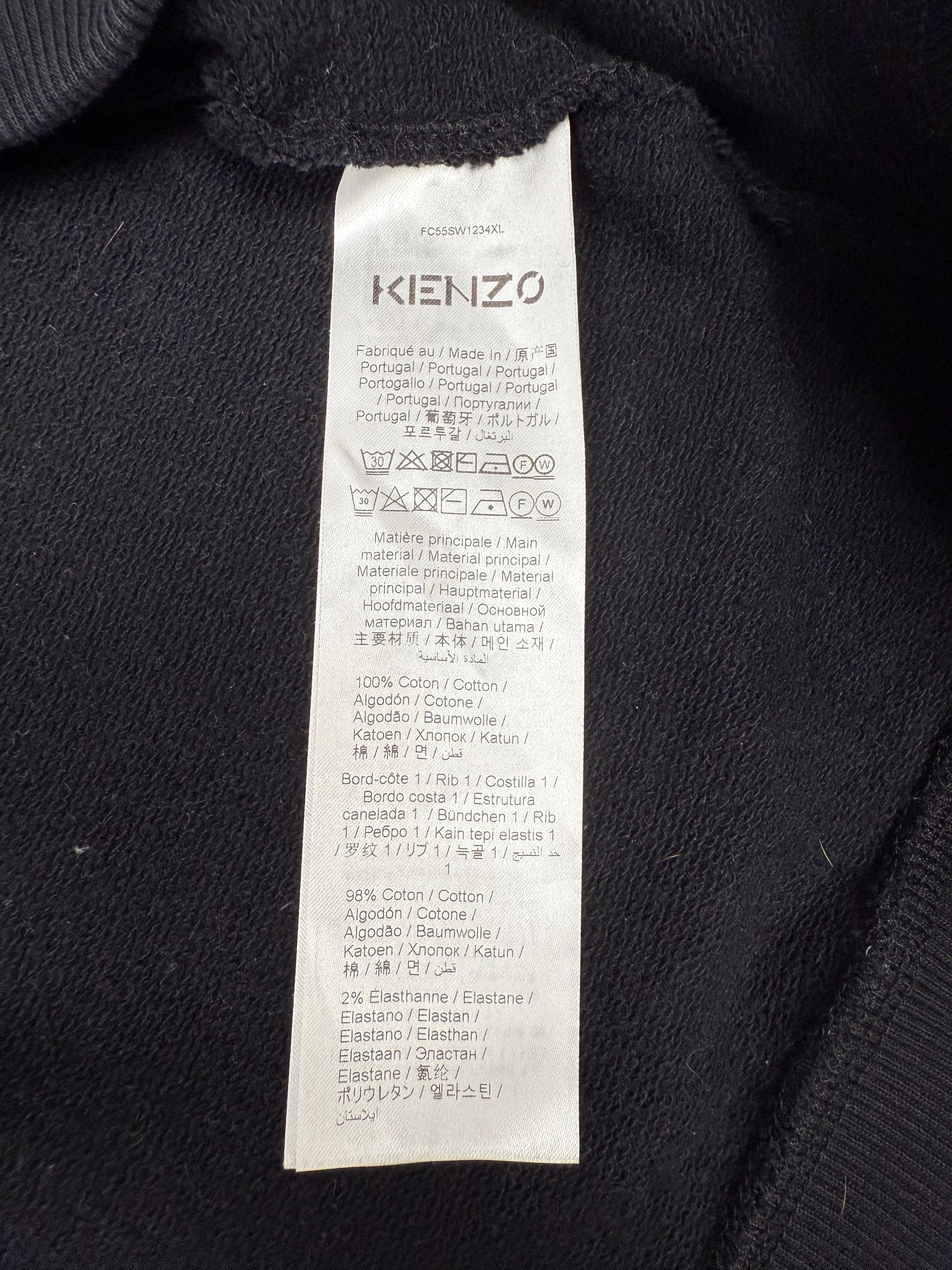 Kenzo Embroidered Tiger Sweatshirt - Black Kenzo