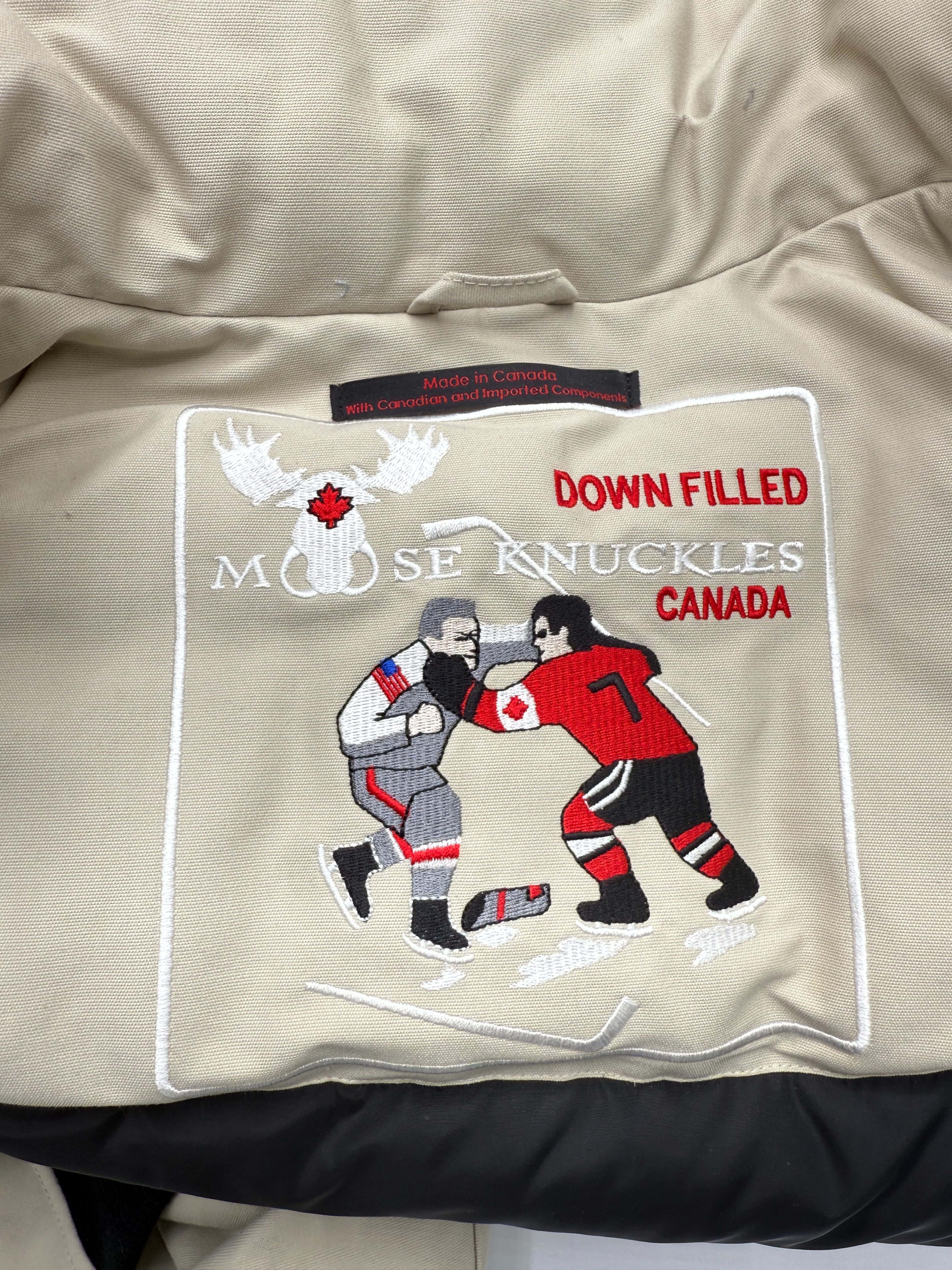 Moose Knuckles Ballistic Bomber - Beige (Unused)